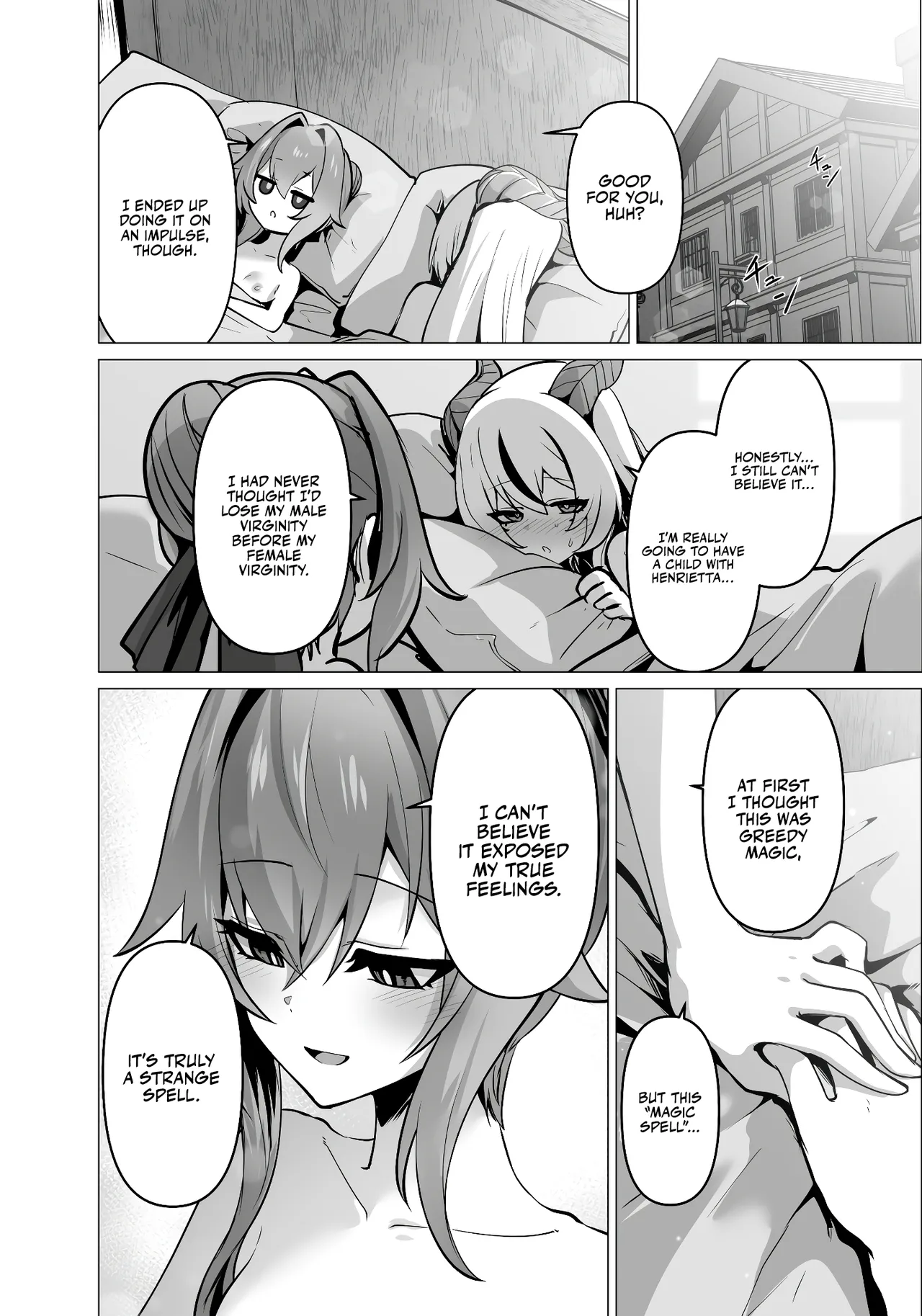 The Daughter of the Strongest Dragon Race Won't Stop Begging for a Baby, So I'll Teach Her a Lesson with My Futanari Cock page 64
