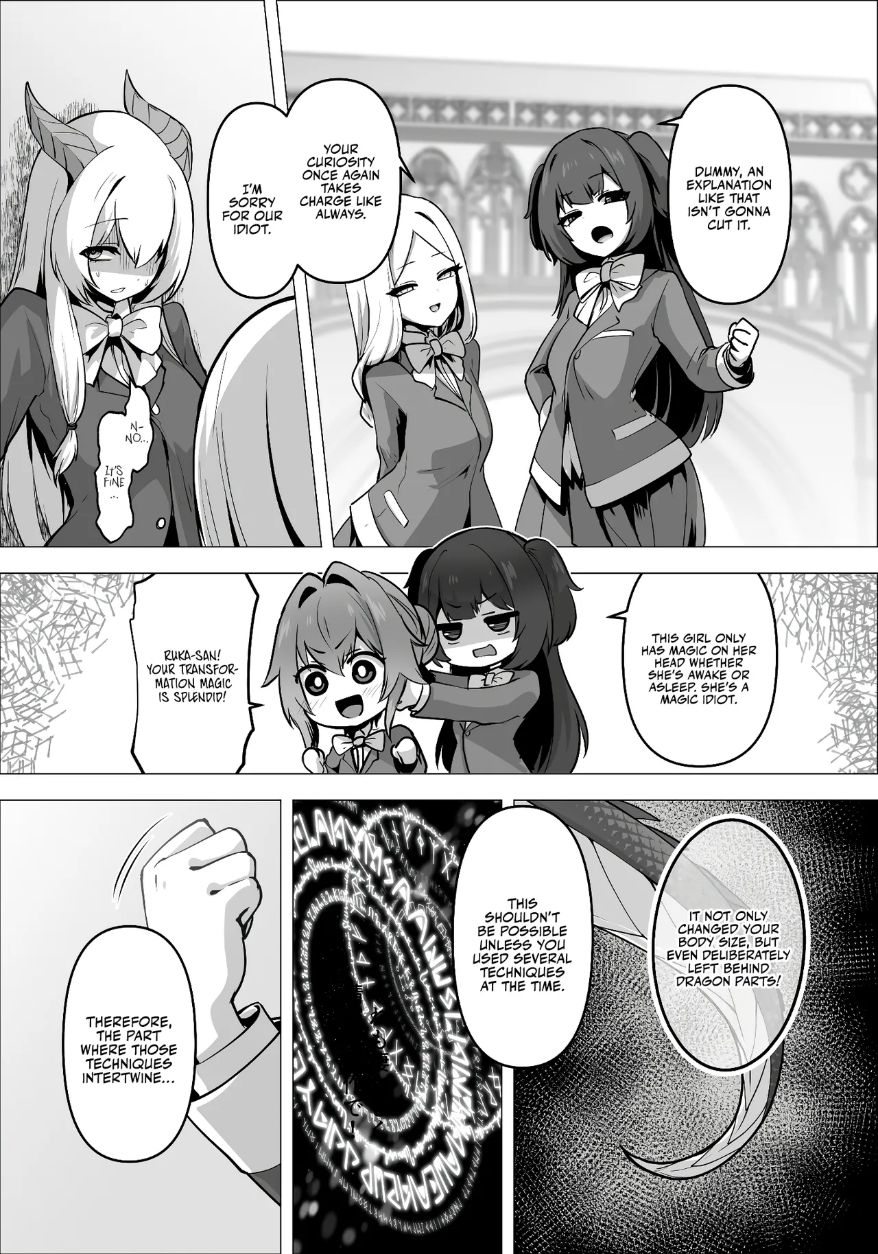 The Daughter of the Strongest Dragon Race Won't Stop Begging for a Baby, So I'll Teach Her a Lesson with My Futanari Cock page 73