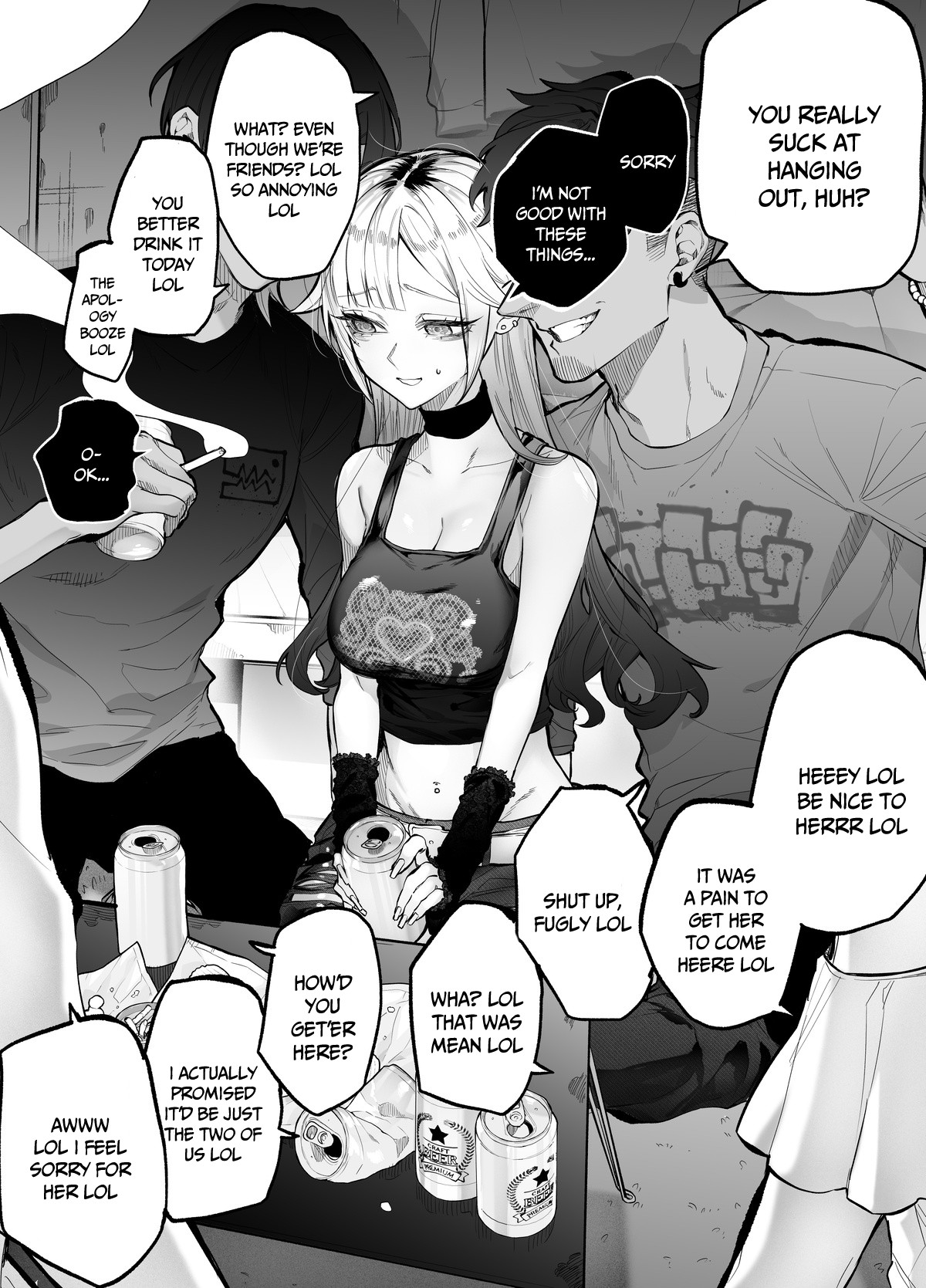 The Day I Decided to Make My Cheeky Gyaru Sister Understand in My Own Way page 1
