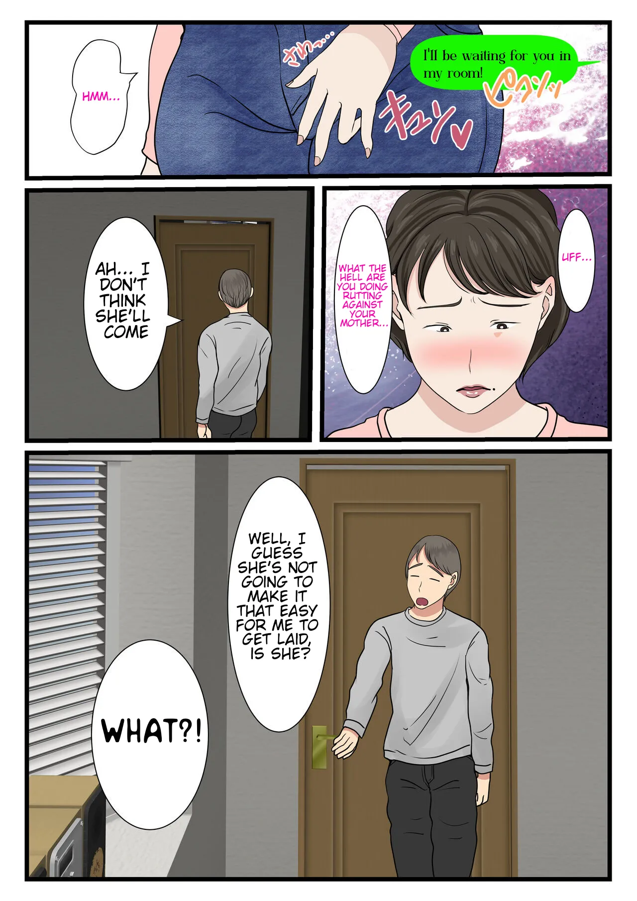 The day my mom got stuck in the wall and couldn't move... page 42