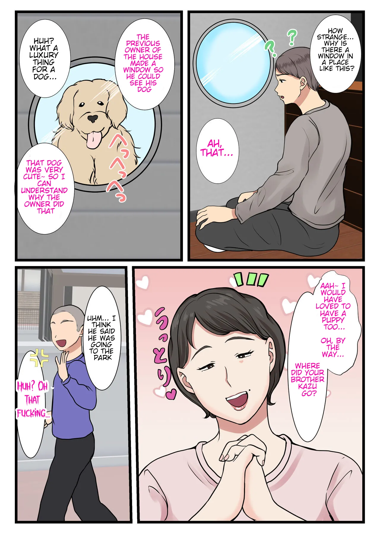 The day my mom got stuck in the wall and couldn't move... page 5