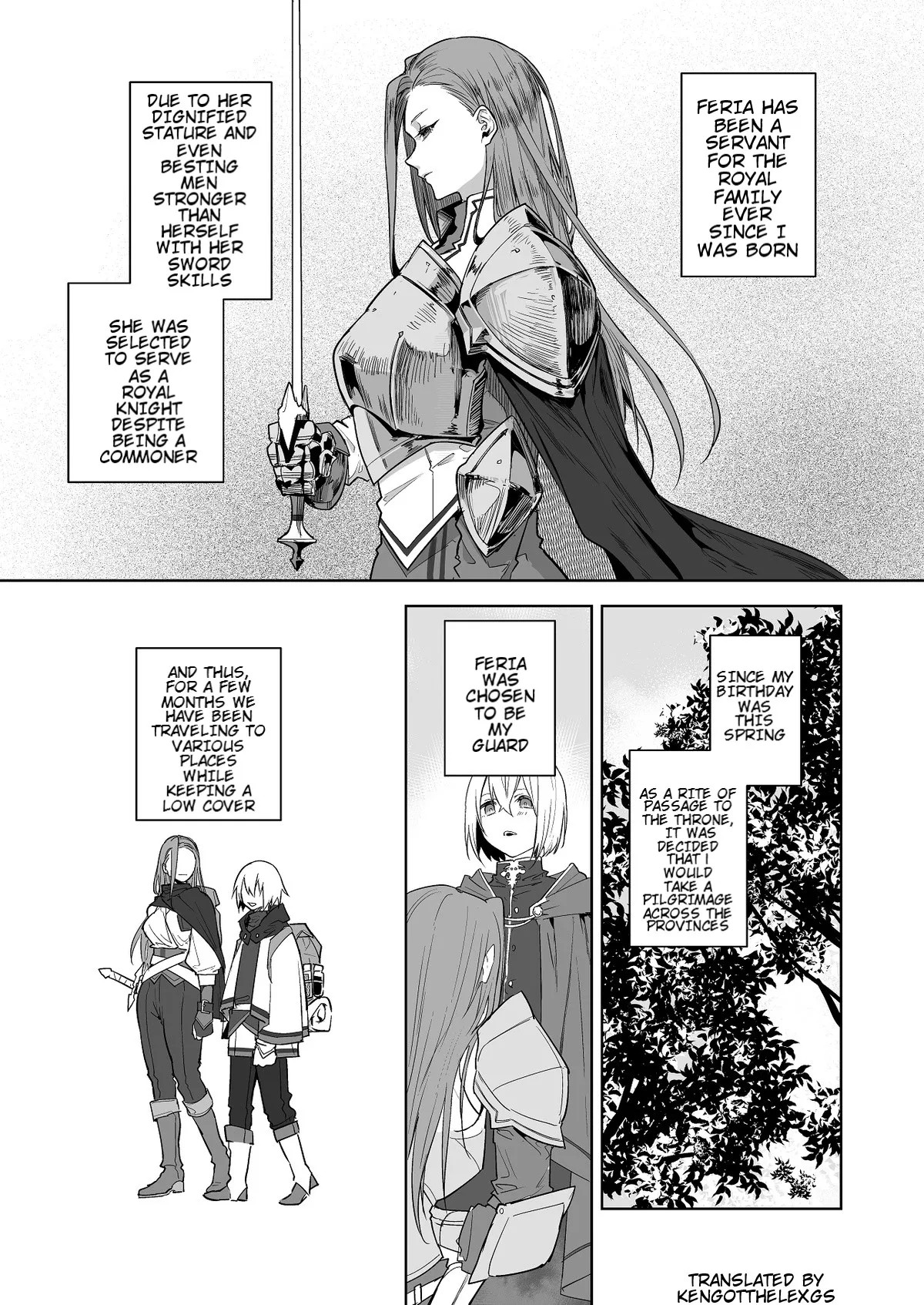 The Day the Relationship Between the Female Knight and the Prince Breaks page 1
