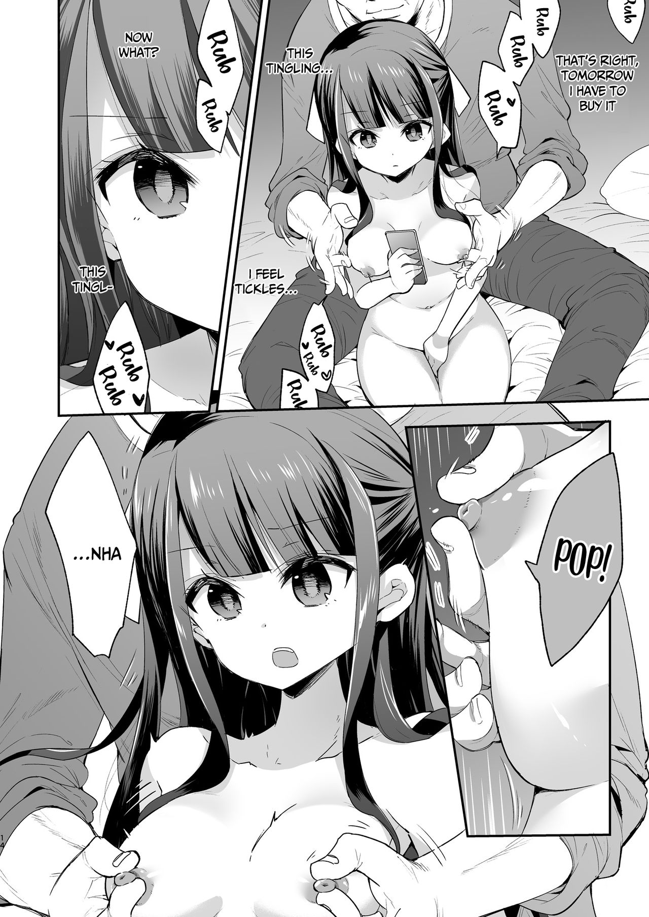 The day when the serious girl lost against the Oji-san page 14