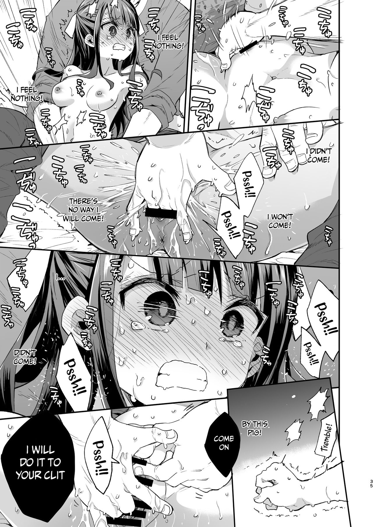 The day when the serious girl lost against the Oji-san page 35