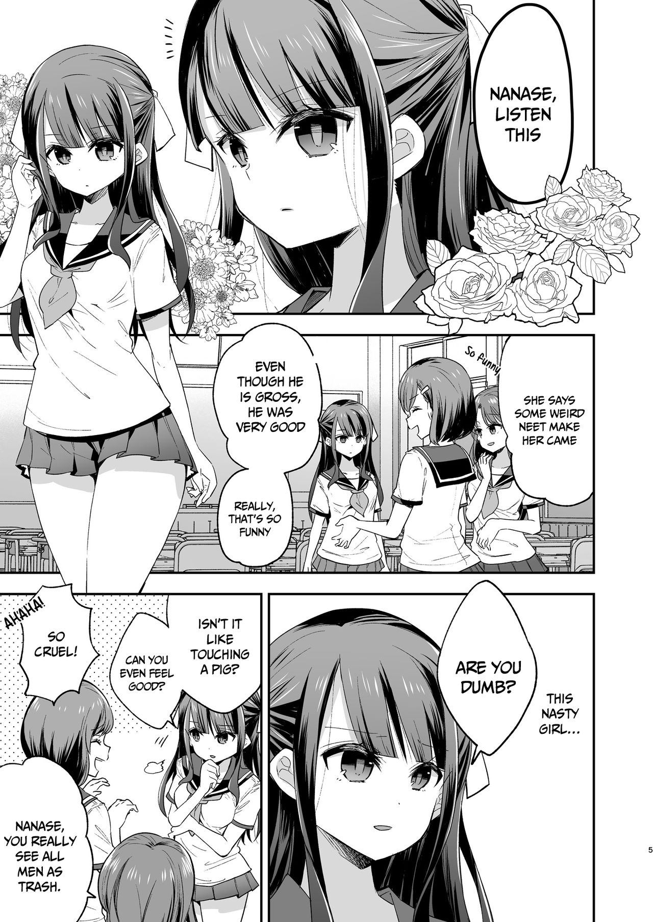 The day when the serious girl lost against the Oji-san page 5