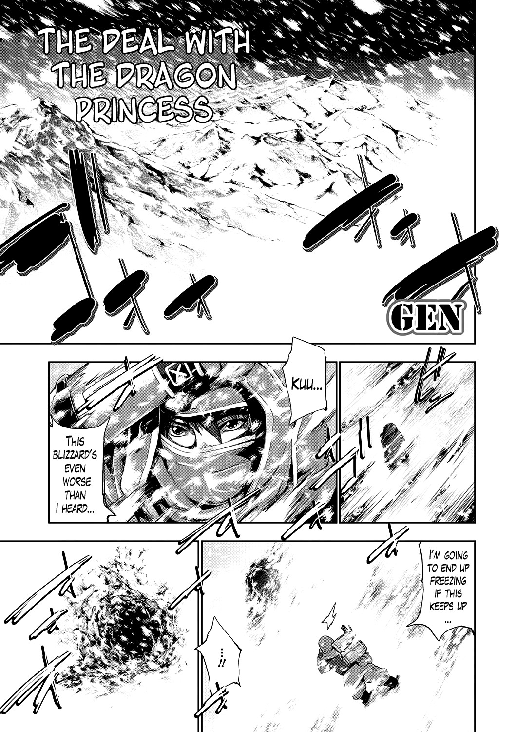The Deal with the Dragon Princess page 1