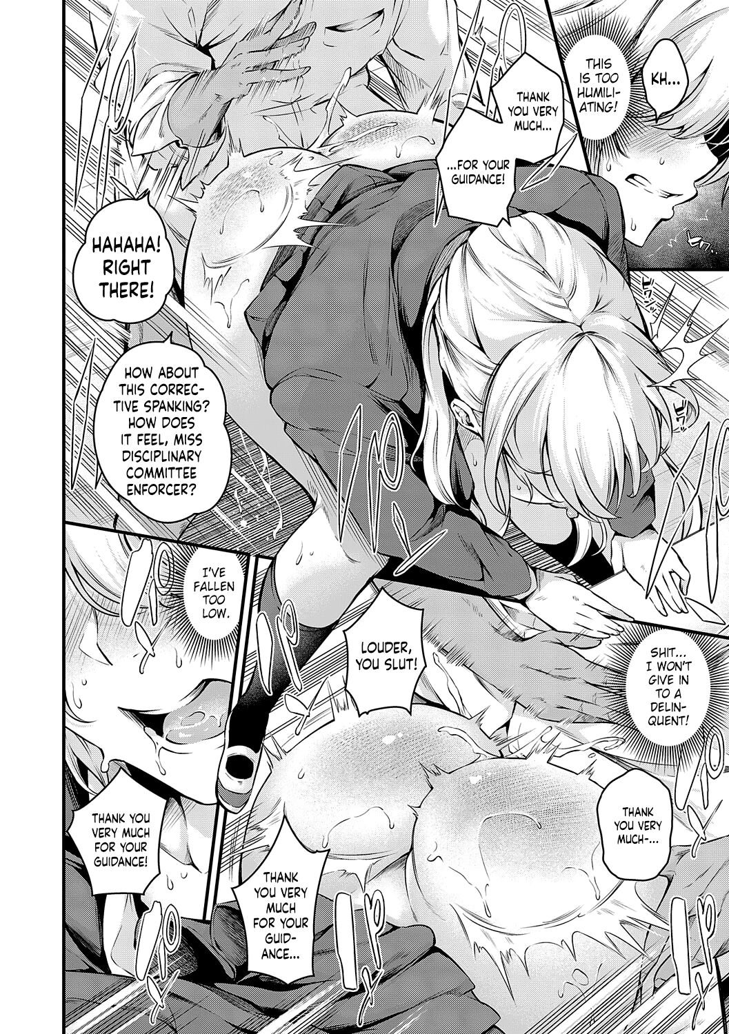 The defeat of Ichijou from the disciplinary committee page 16