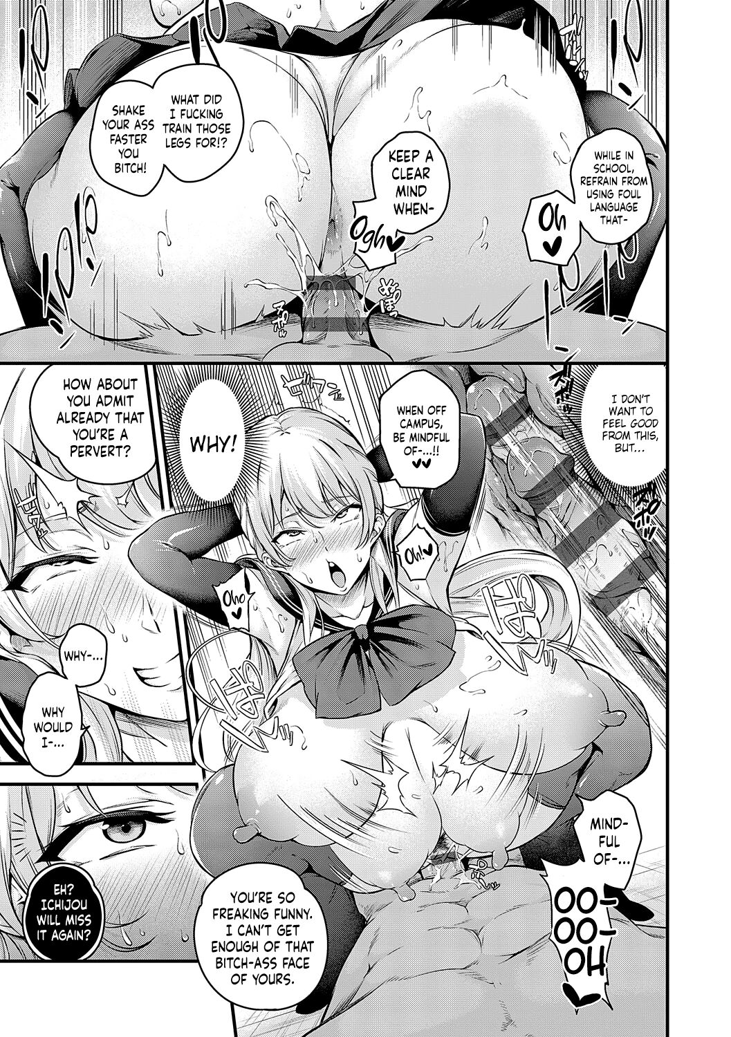 The defeat of Ichijou from the disciplinary committee page 21