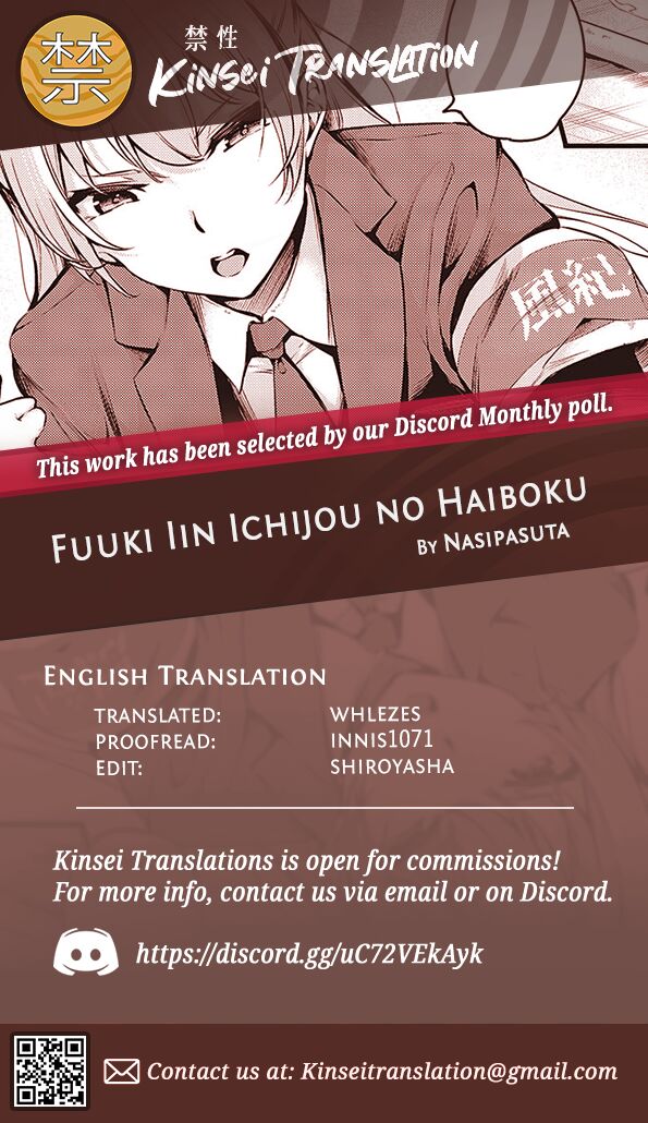 The defeat of Ichijou from the disciplinary committee page 37