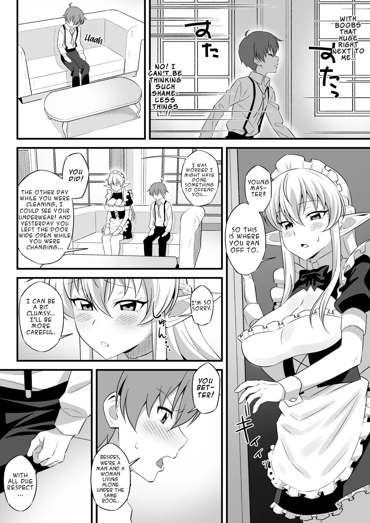 The Elf Who Serves at the Mansion Has the Job of Serving Her Master with XXXX page 5