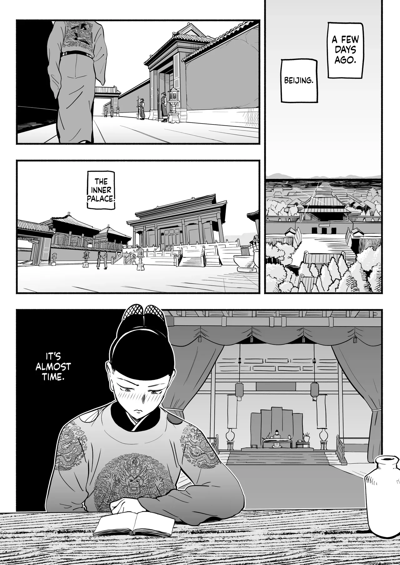 The Emperor's Guide - The Cool Court Lady's First Time and Childmaking Instruction page 7