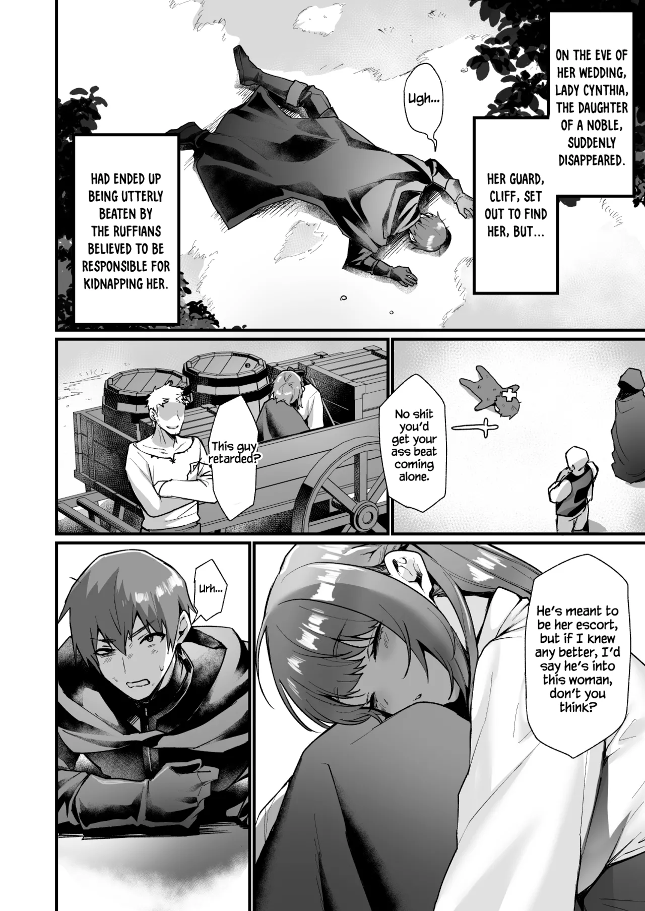 The Escort Knight's Bodyswapping Genderbending Mission! page 3