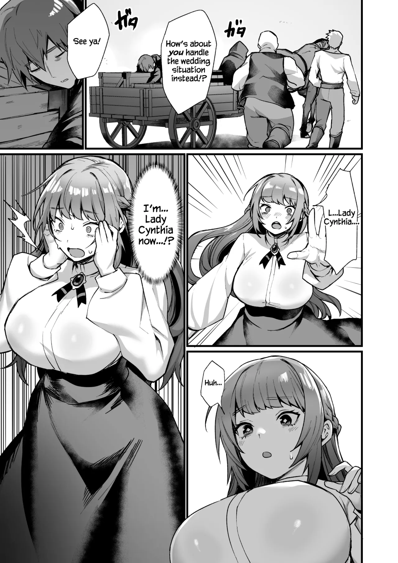 The Escort Knight's Bodyswapping Genderbending Mission! page 6