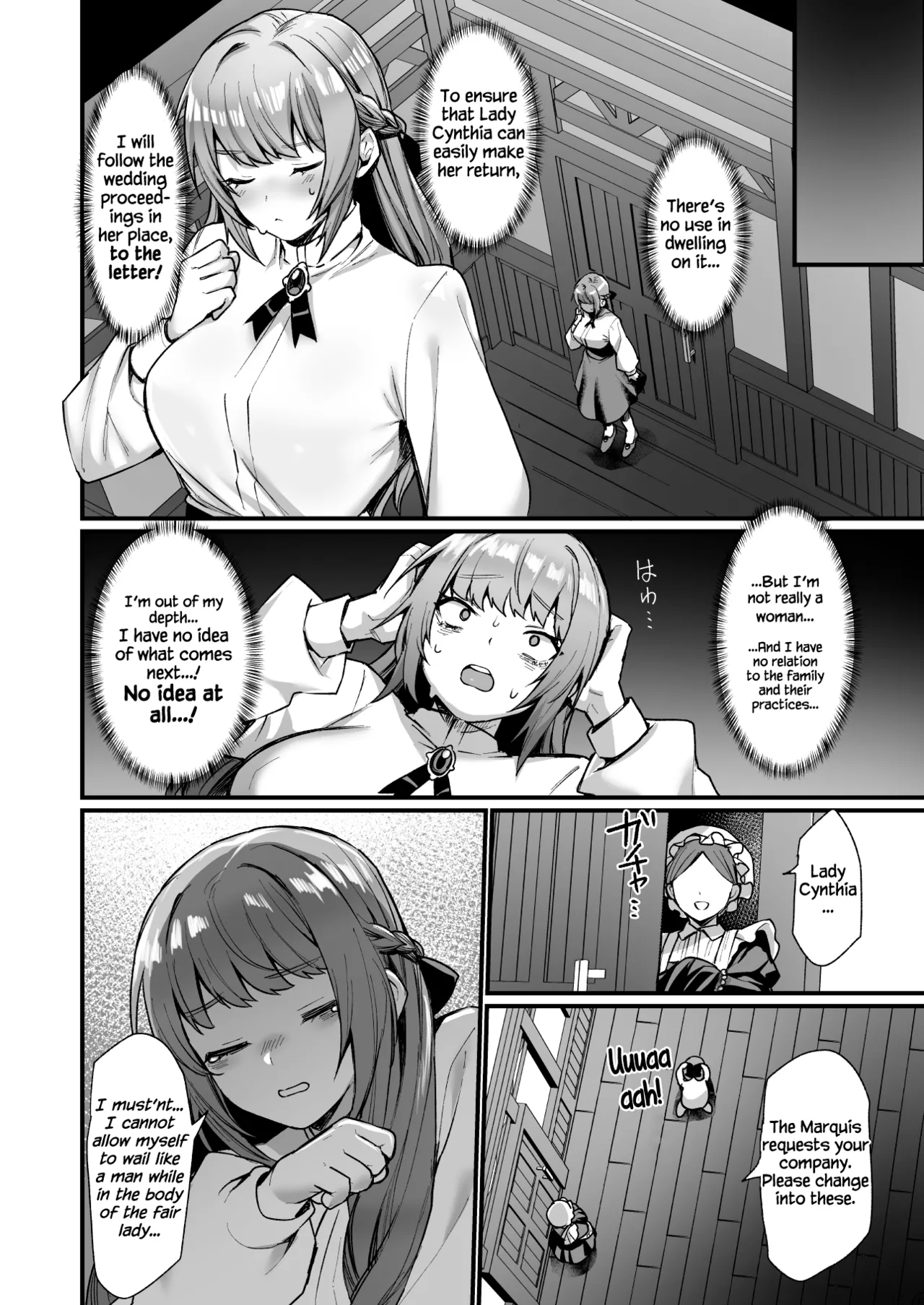 The Escort Knight's Bodyswapping Genderbending Mission! page 7