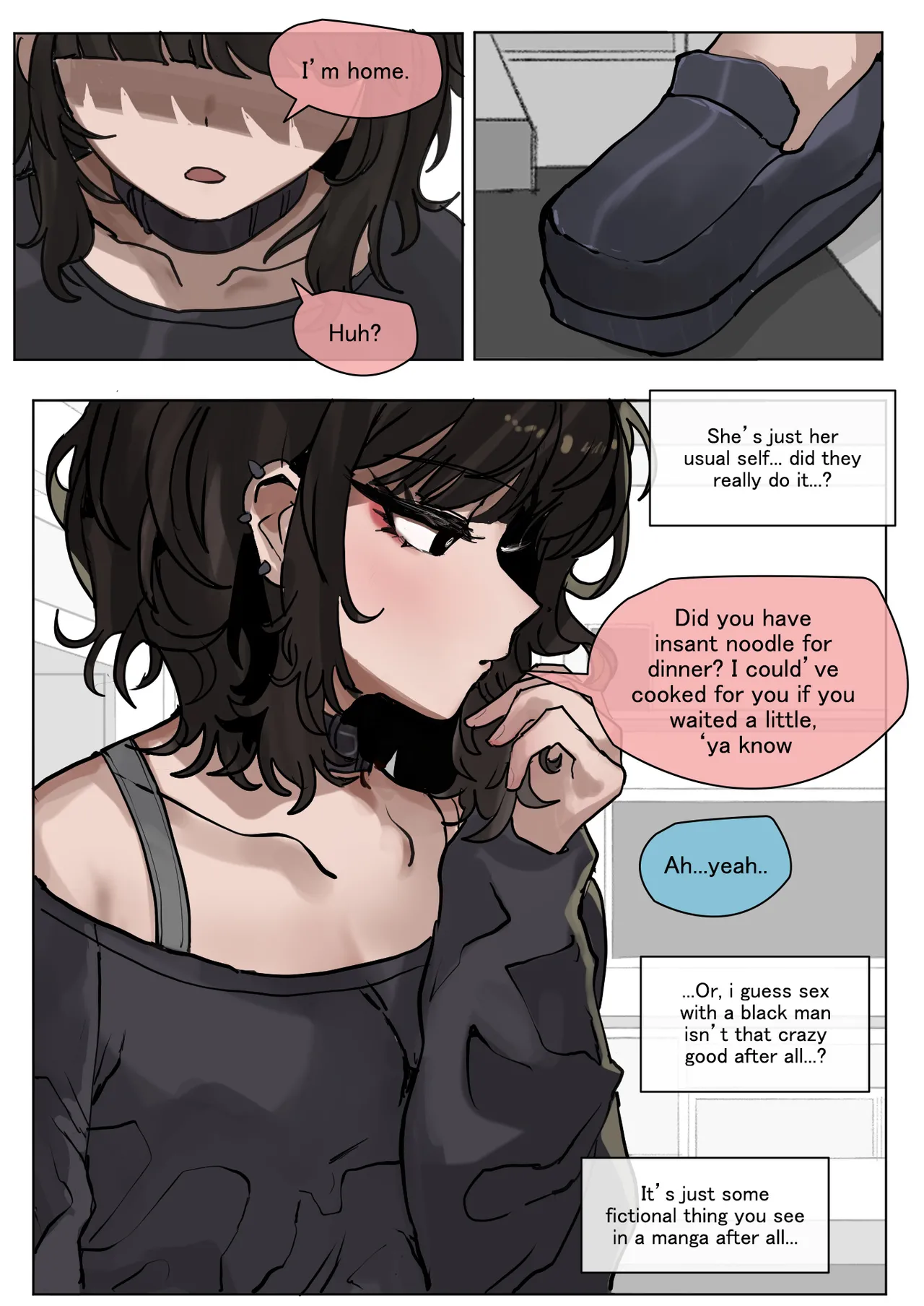 The Eyes of the Unreadable Girl is Dyed in Black page 5