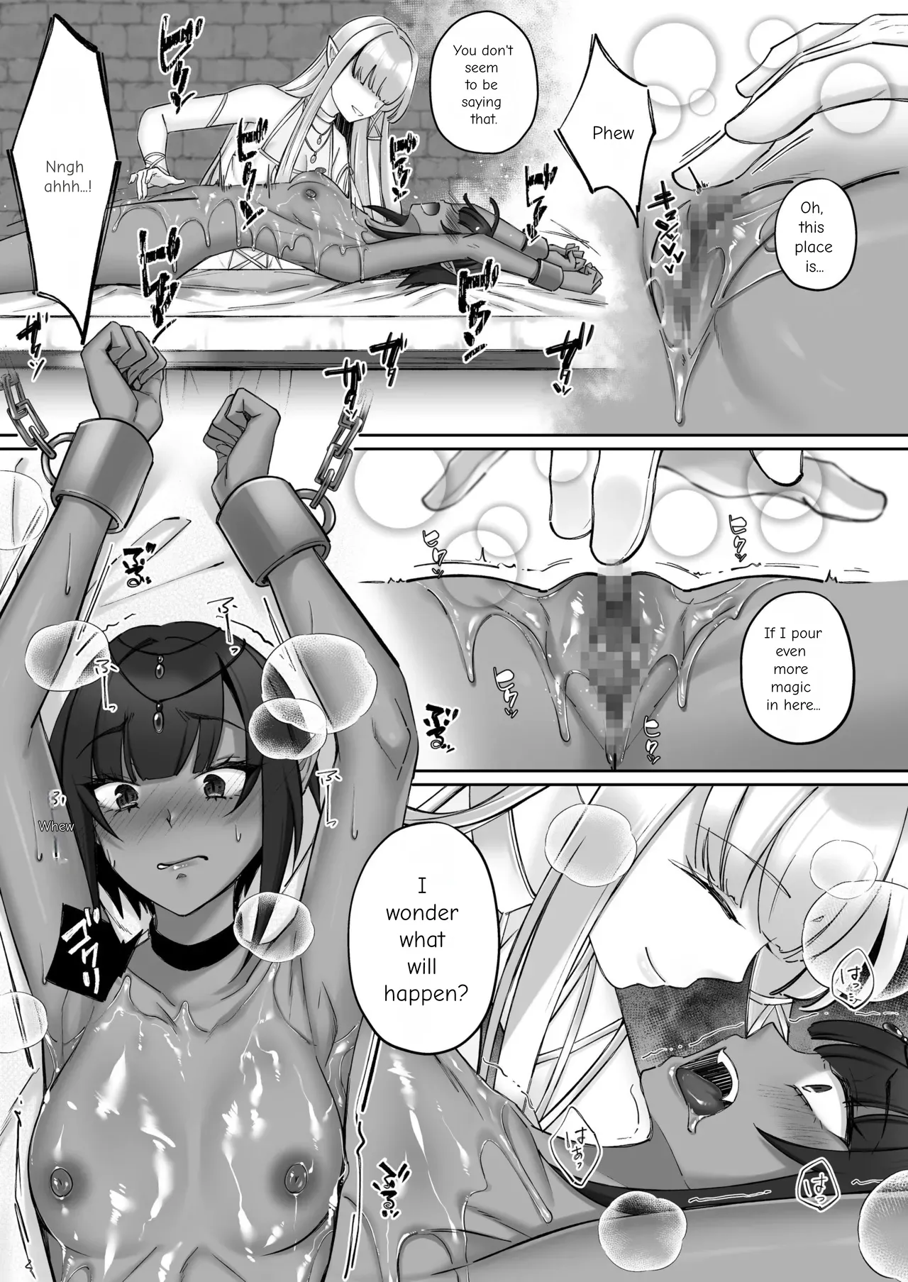 The Fall of the Elves: Imprinting Lewd Marks on Elves and Turning Them into Lesbians page 14