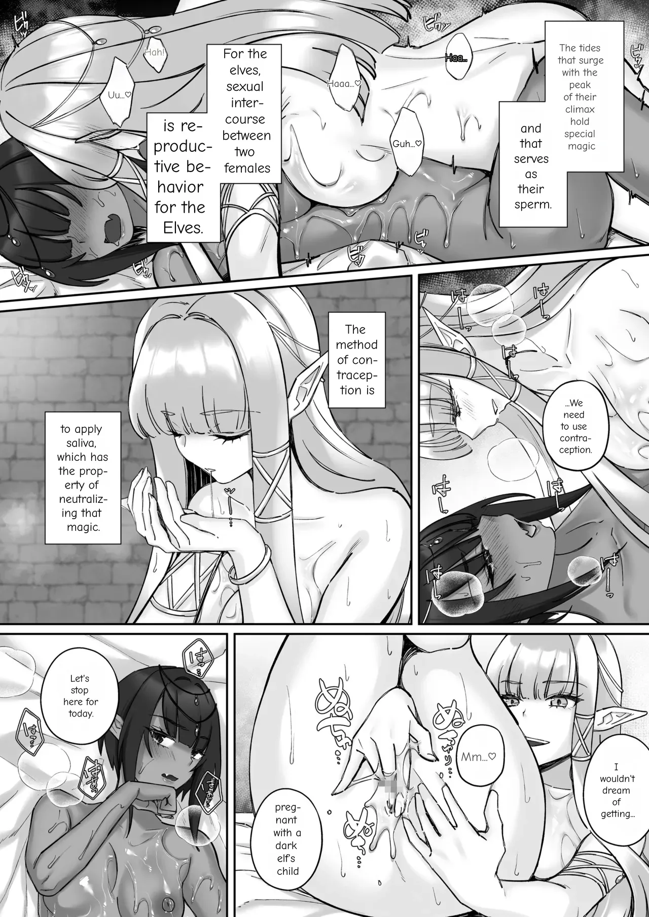 The Fall of the Elves: Imprinting Lewd Marks on Elves and Turning Them into Lesbians page 21