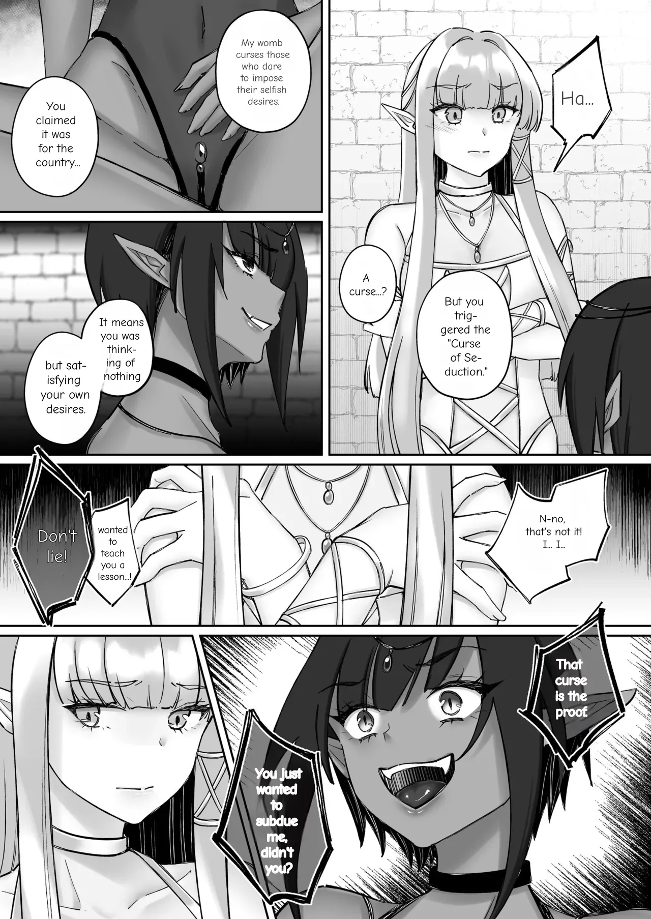 The Fall of the Elves: Imprinting Lewd Marks on Elves and Turning Them into Lesbians page 30