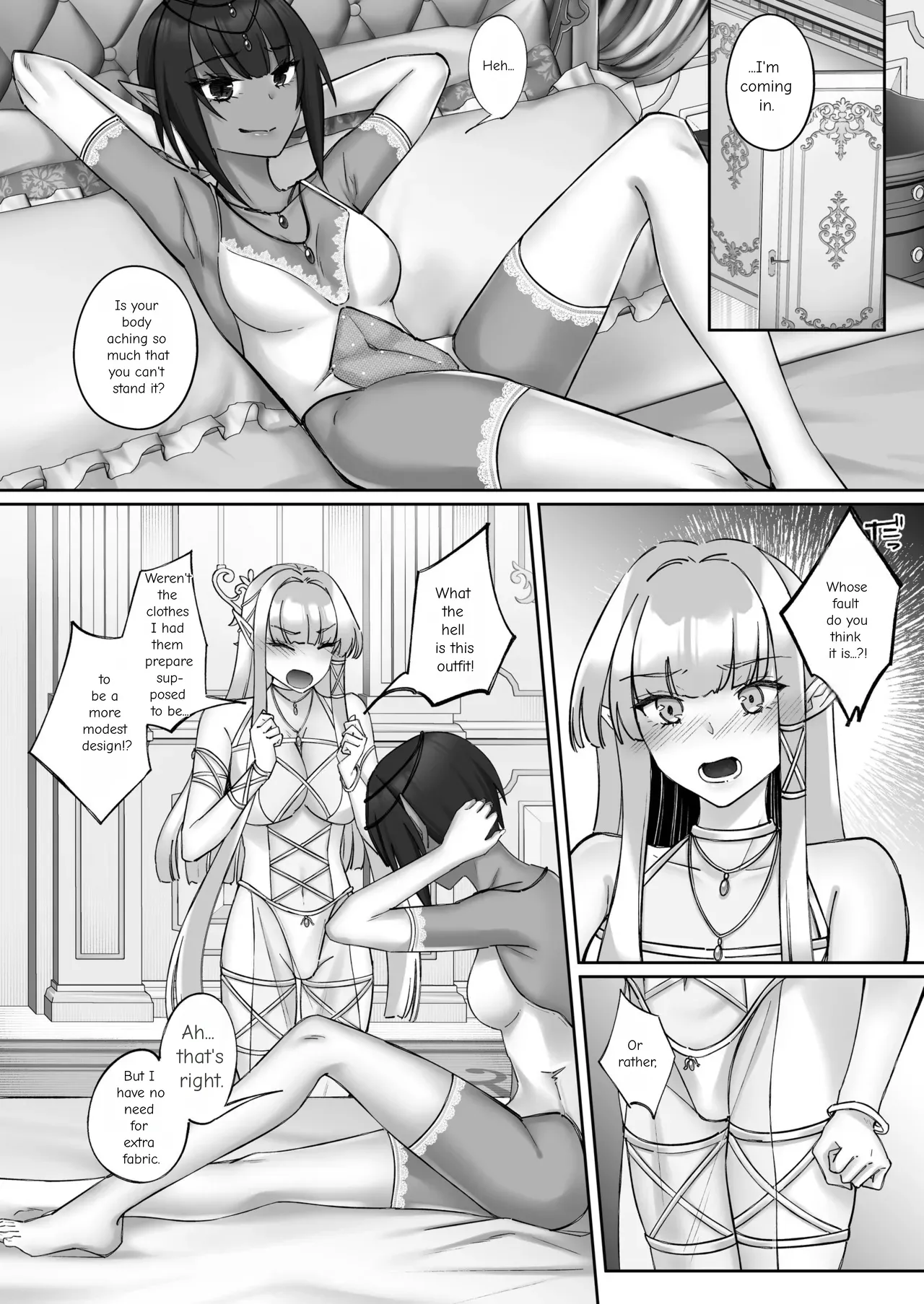 The Fall of the Elves: Imprinting Lewd Marks on Elves and Turning Them into Lesbians page 33
