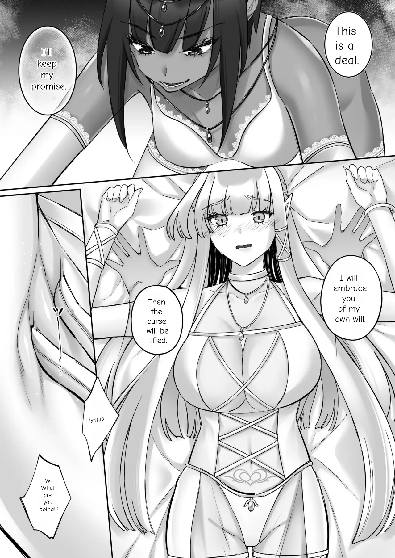 The Fall of the Elves: Imprinting Lewd Marks on Elves and Turning Them into Lesbians page 35