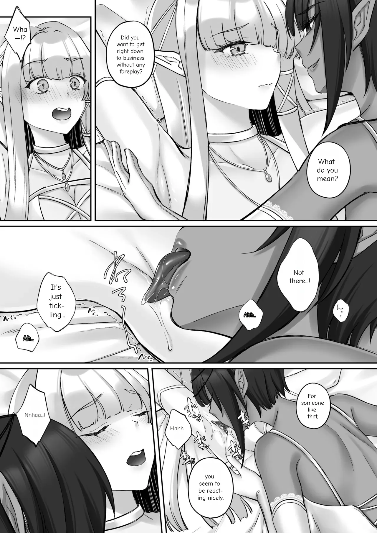 The Fall of the Elves: Imprinting Lewd Marks on Elves and Turning Them into Lesbians page 36