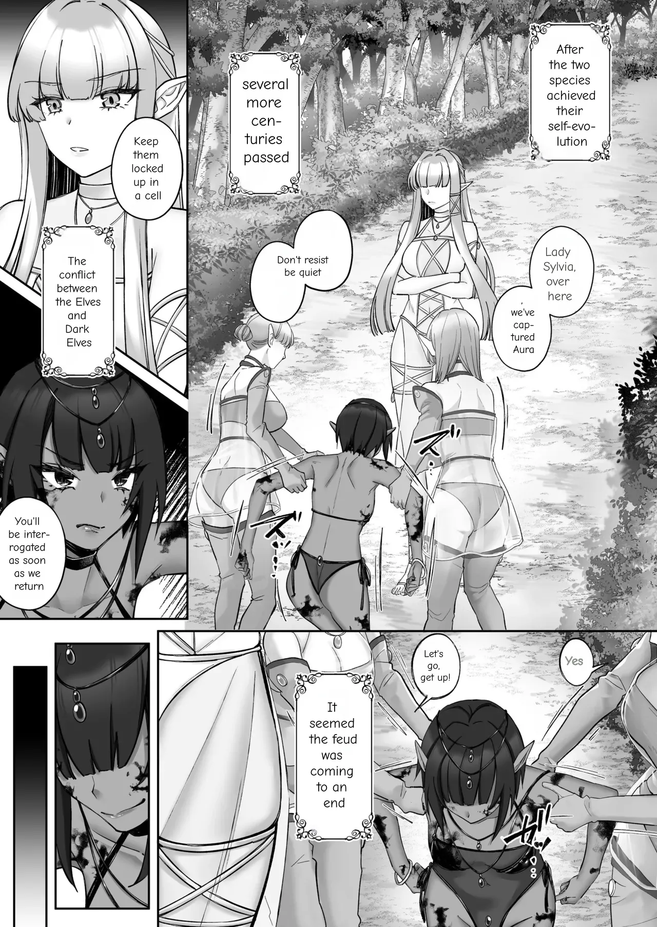 The Fall of the Elves: Imprinting Lewd Marks on Elves and Turning Them into Lesbians page 4
