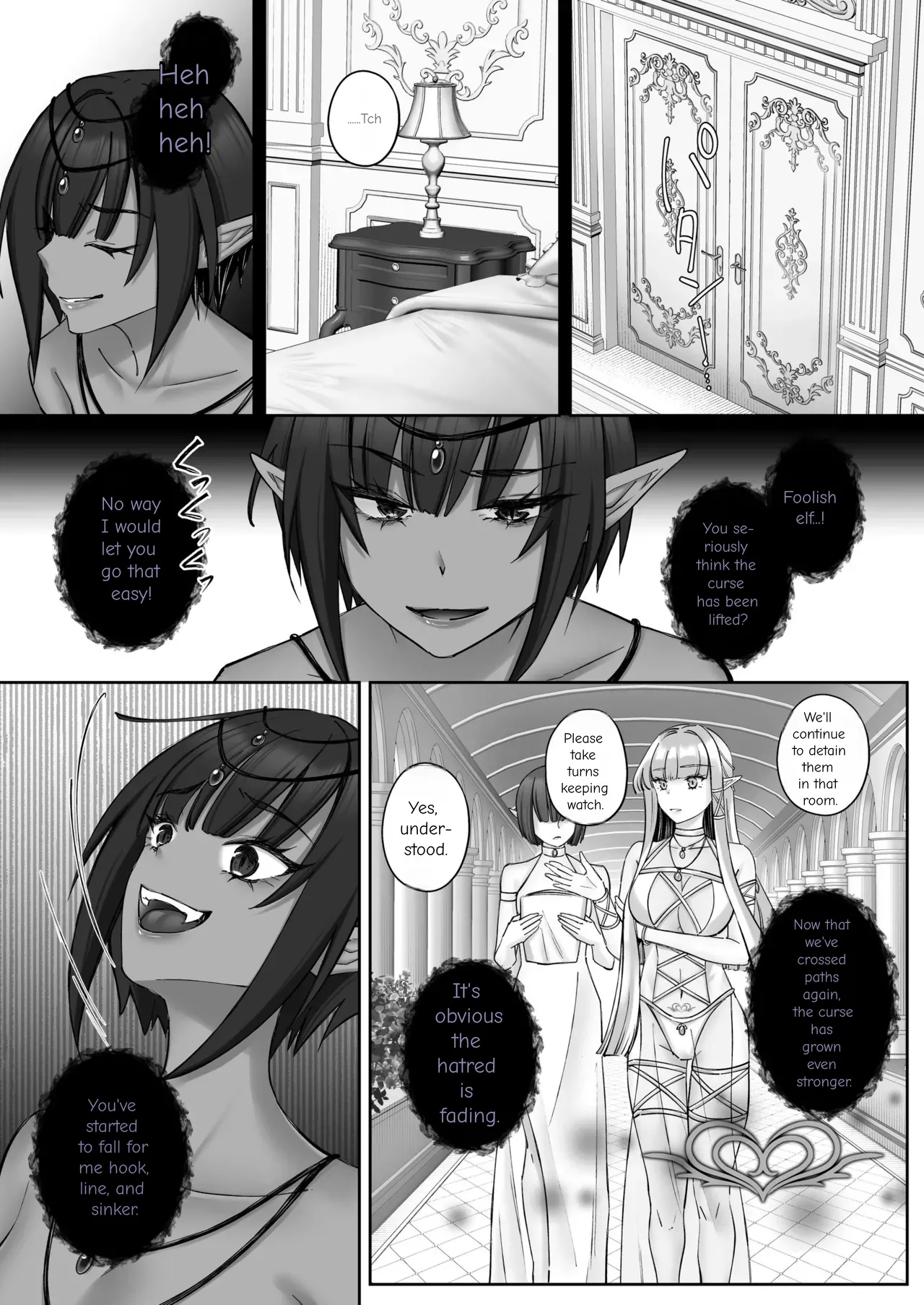 The Fall of the Elves: Imprinting Lewd Marks on Elves and Turning Them into Lesbians page 47