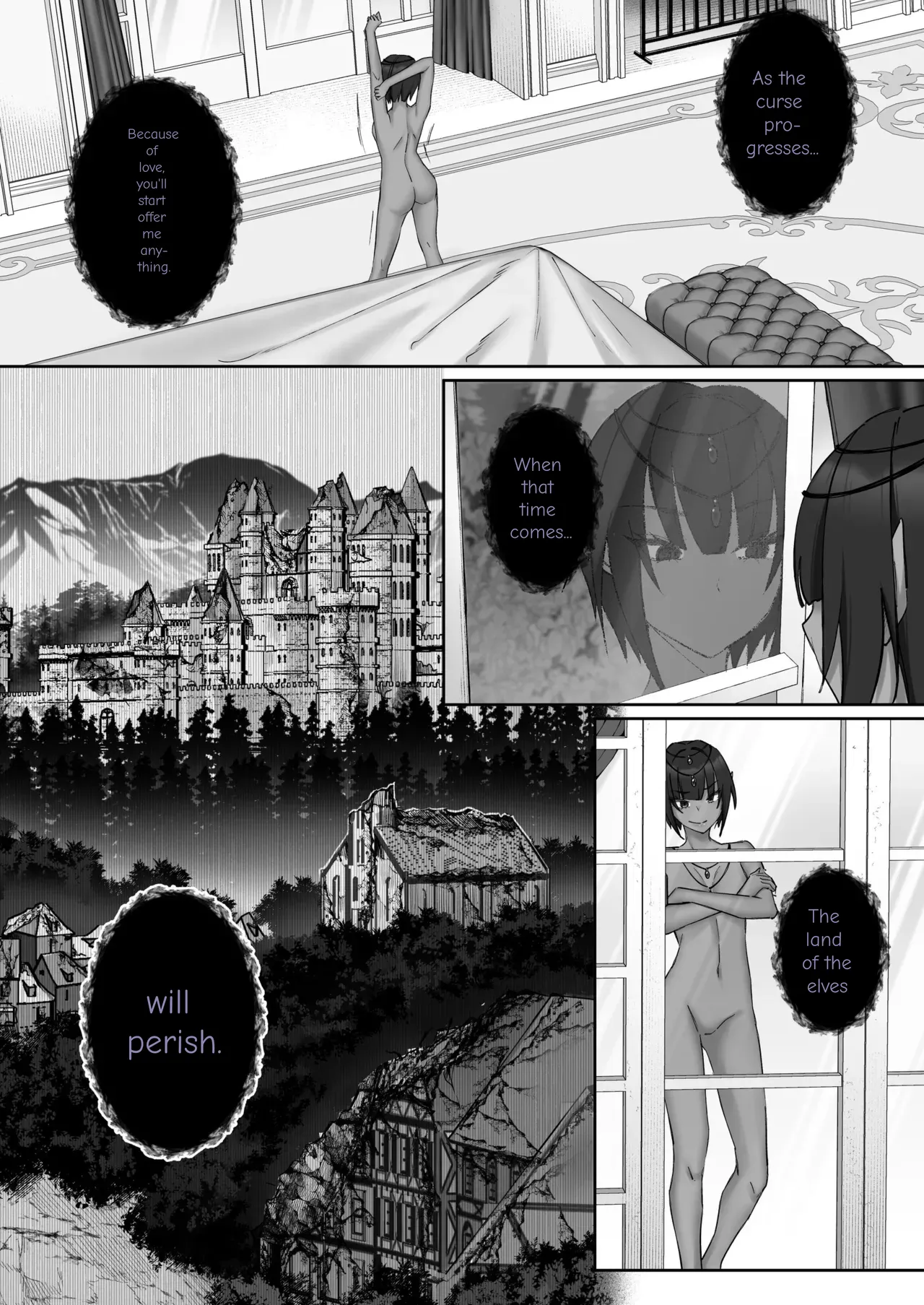 The Fall of the Elves: Imprinting Lewd Marks on Elves and Turning Them into Lesbians page 48
