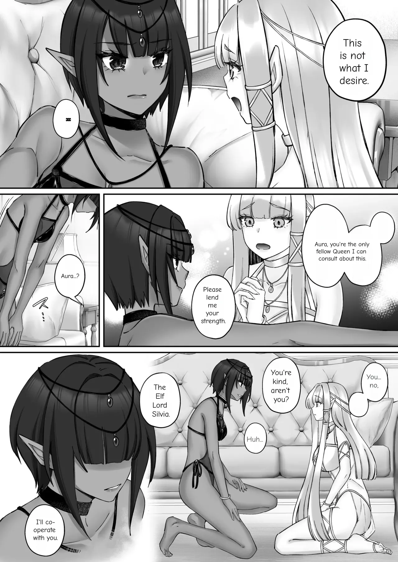 The Fall of the Elves: Imprinting Lewd Marks on Elves and Turning Them into Lesbians page 51