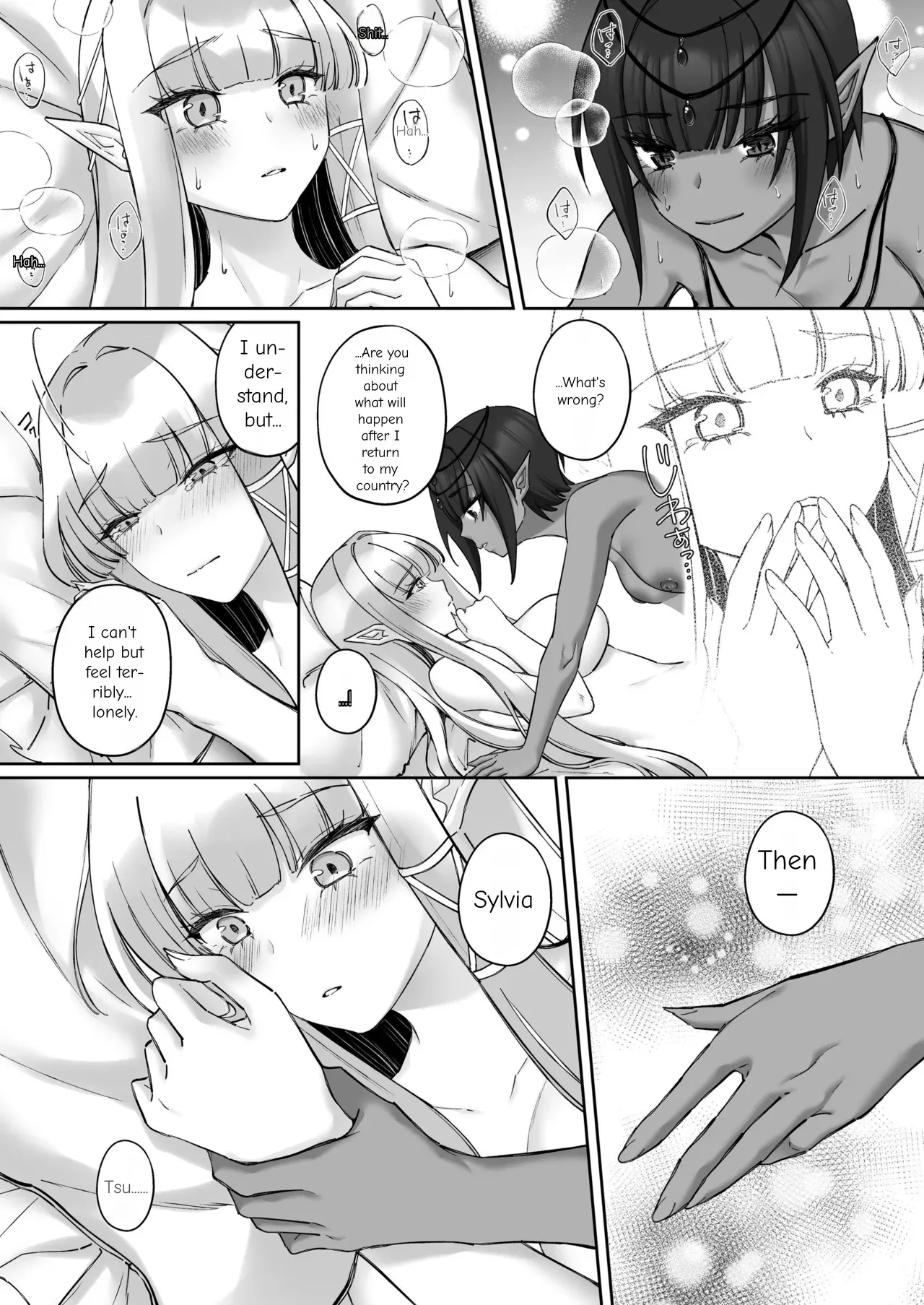 The Fall of the Elves: Imprinting Lewd Marks on Elves and Turning Them into Lesbians page 61
