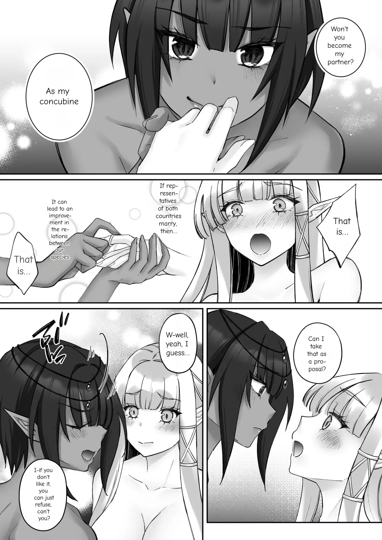 The Fall of the Elves: Imprinting Lewd Marks on Elves and Turning Them into Lesbians page 62
