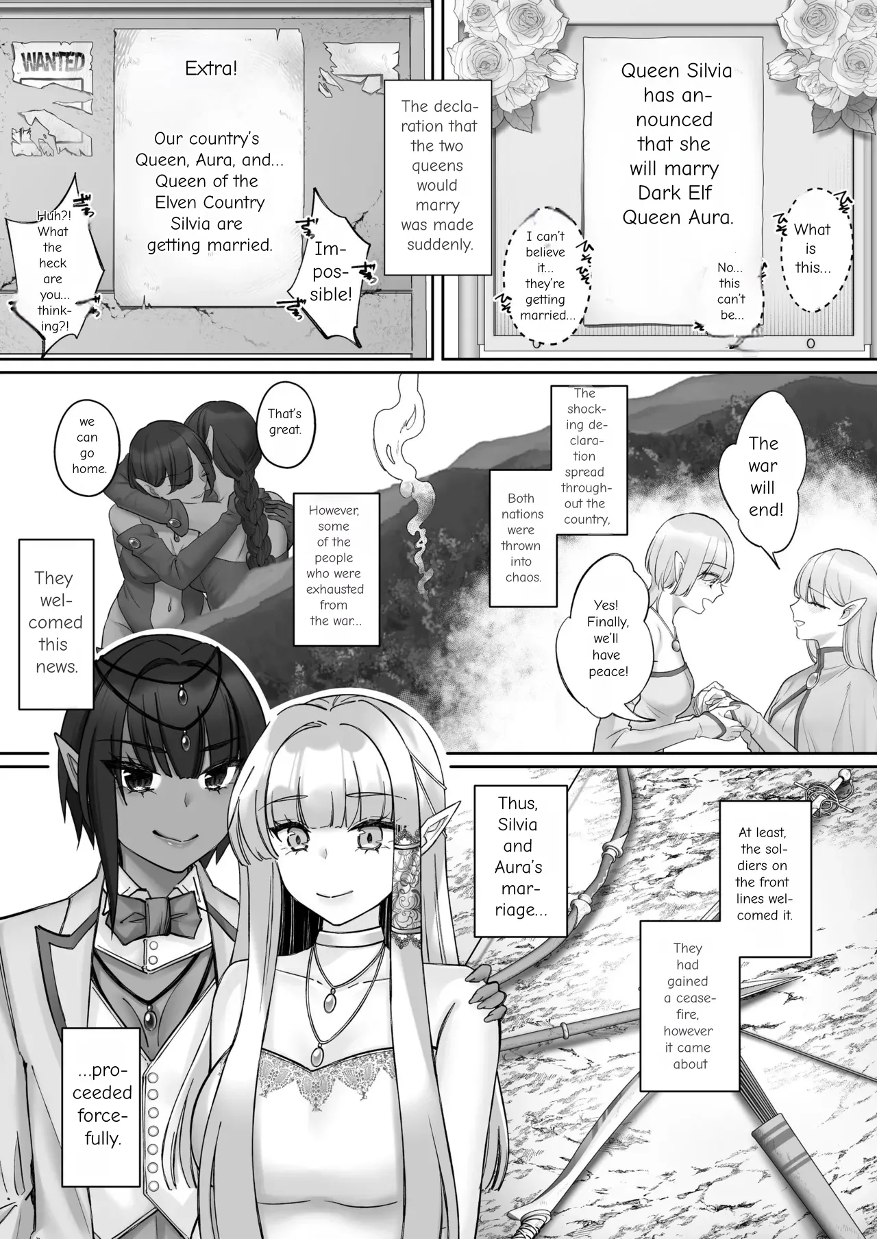 The Fall of the Elves: Imprinting Lewd Marks on Elves and Turning Them into Lesbians page 64