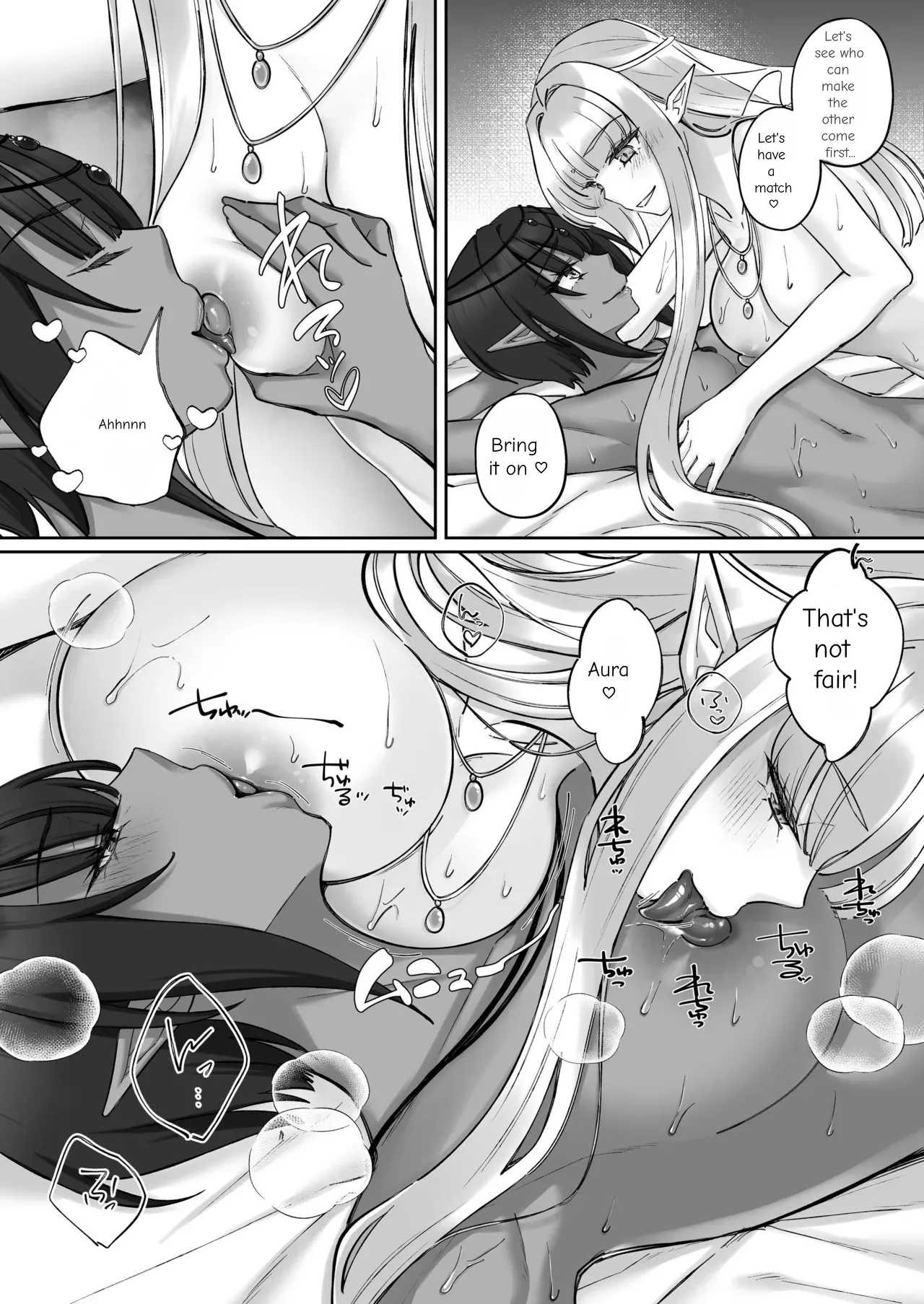 The Fall of the Elves: Imprinting Lewd Marks on Elves and Turning Them into Lesbians page 75
