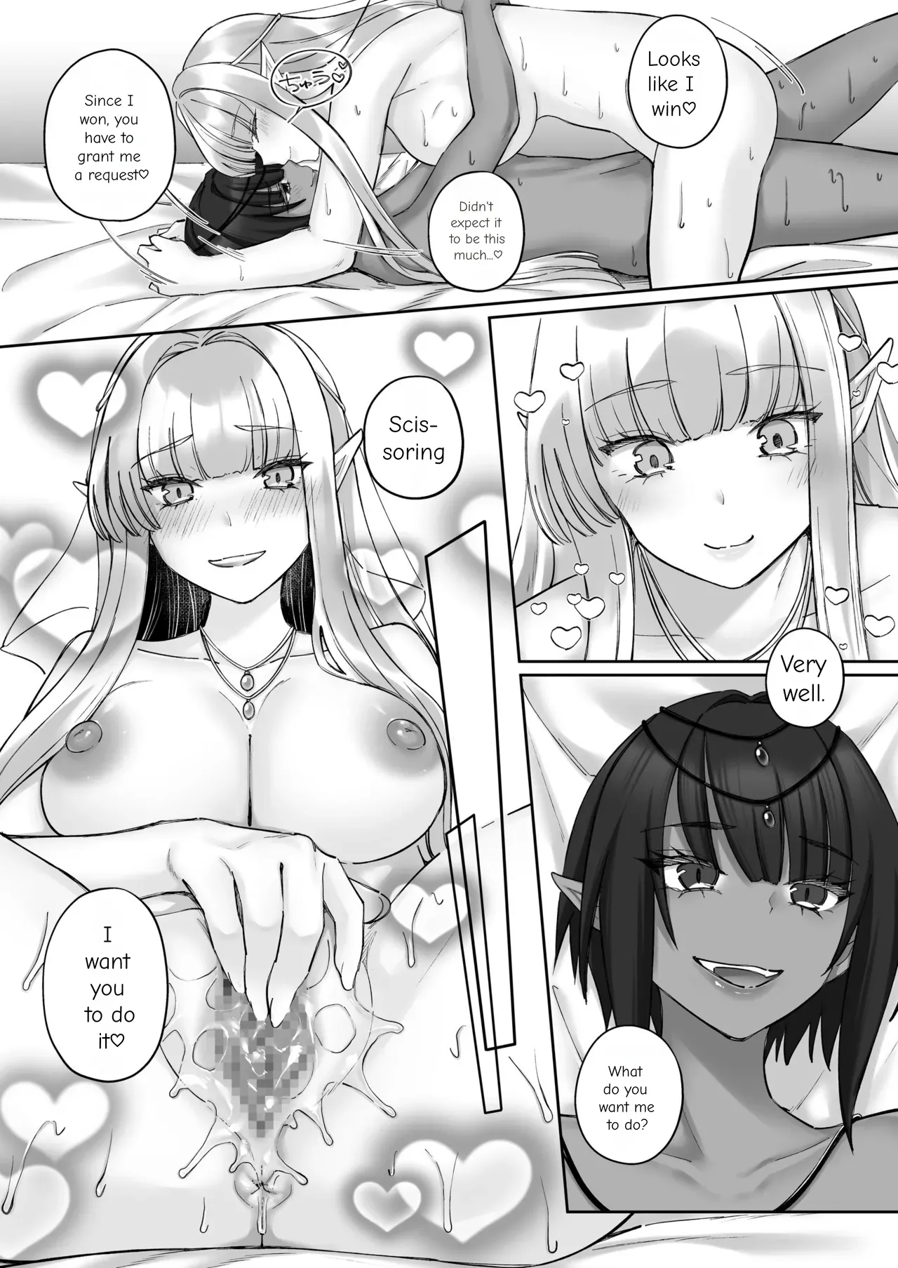 The Fall of the Elves: Imprinting Lewd Marks on Elves and Turning Them into Lesbians page 78