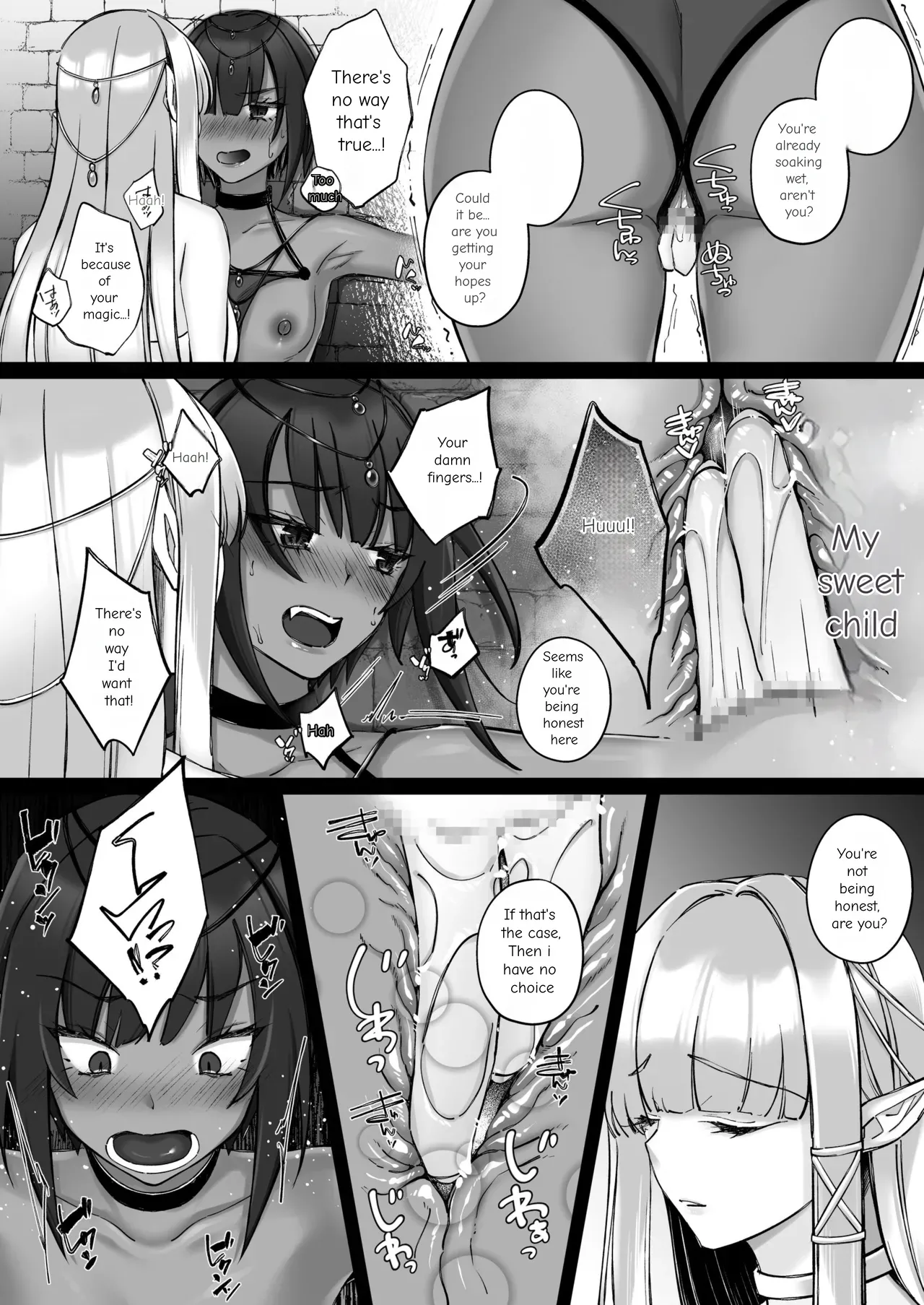 The Fall of the Elves: Imprinting Lewd Marks on Elves and Turning Them into Lesbians page 9