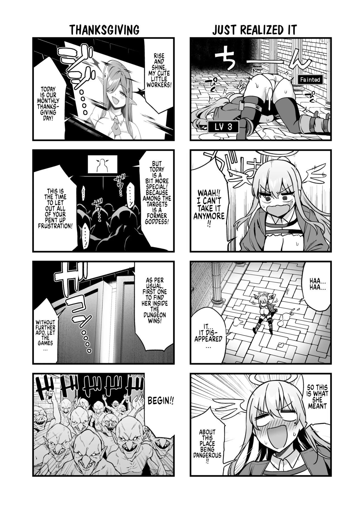 The Fallen Goddess Has A Dark Part-time Job page 35