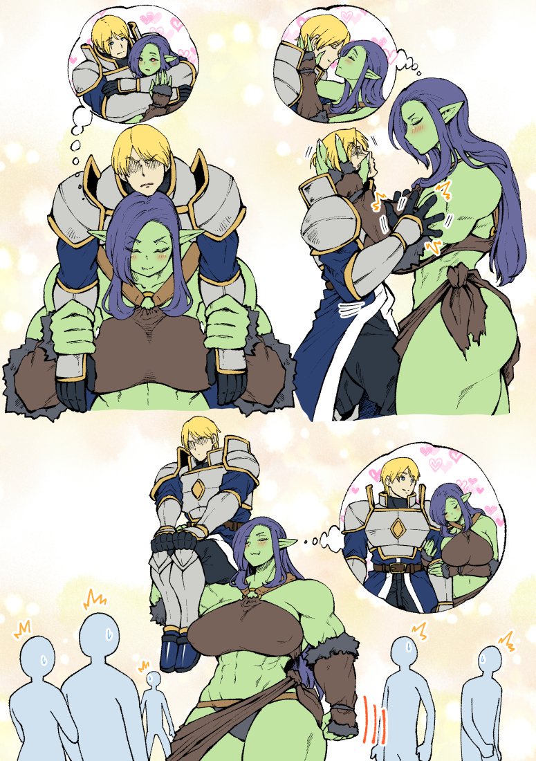 The Female Orc and Male Knight & Other Histories. page 4