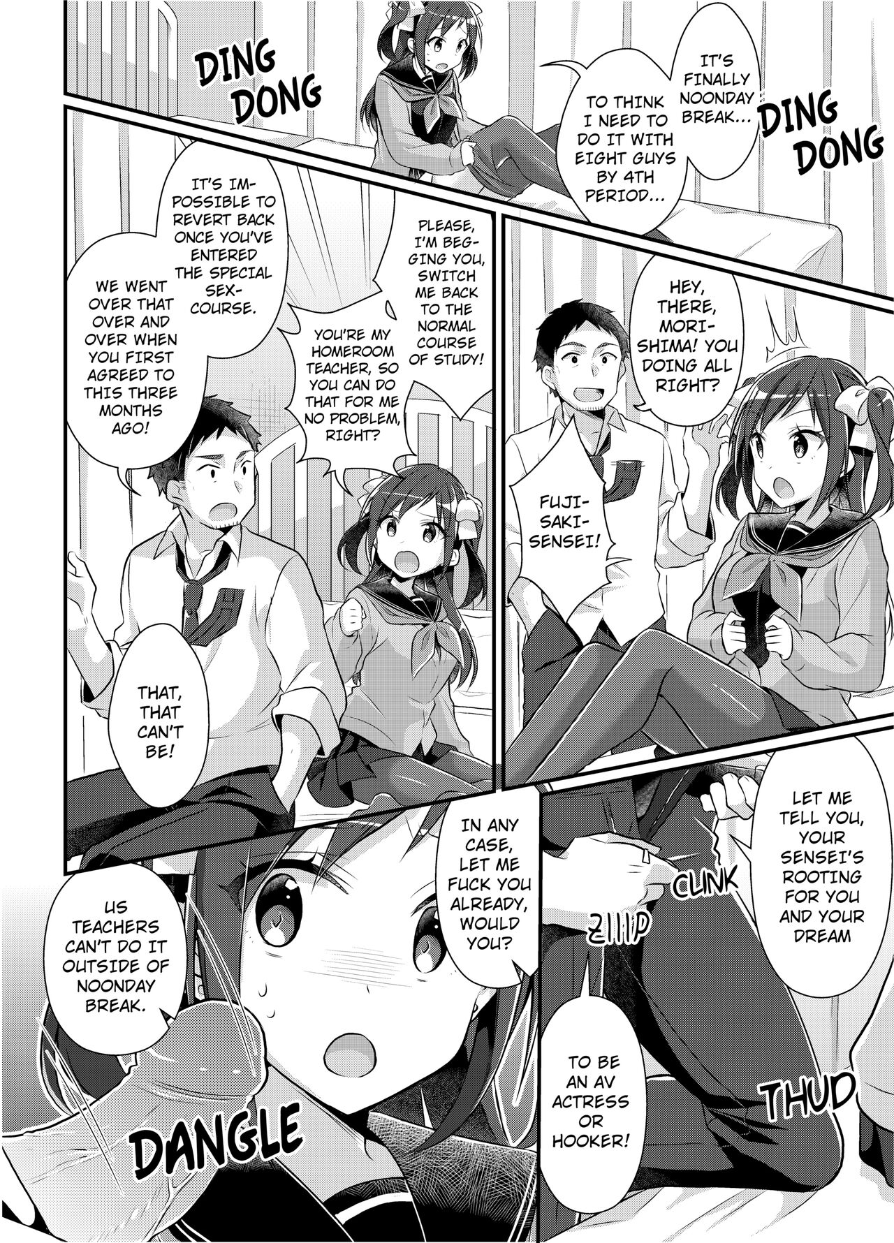 The Former Ace of the Baseball Team is a Prostitute Girl page 36