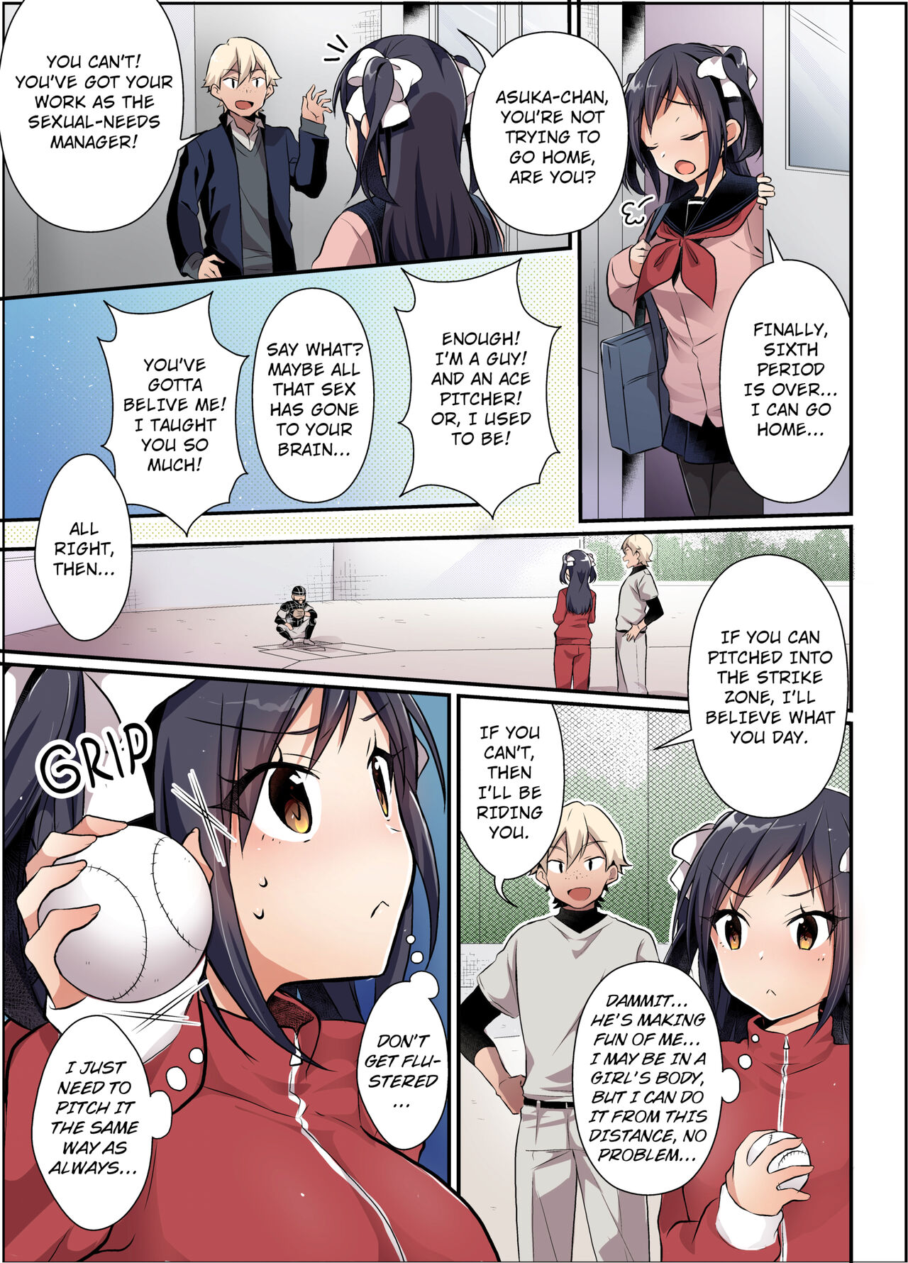 The Former Ace of the Baseball Team is a Prostitute Girl page 39