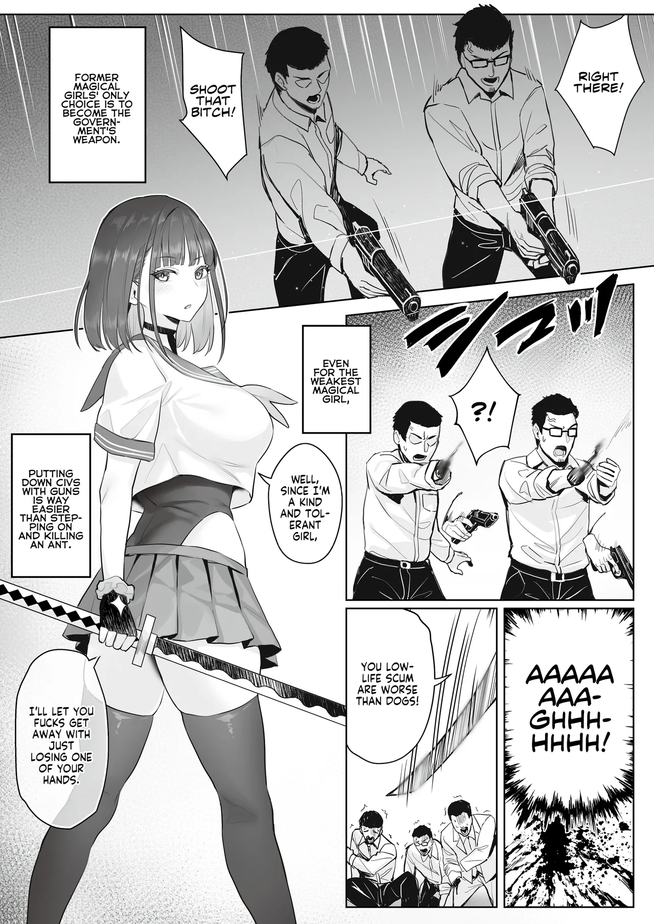 The Former Magical Girl Blue's Work page 11