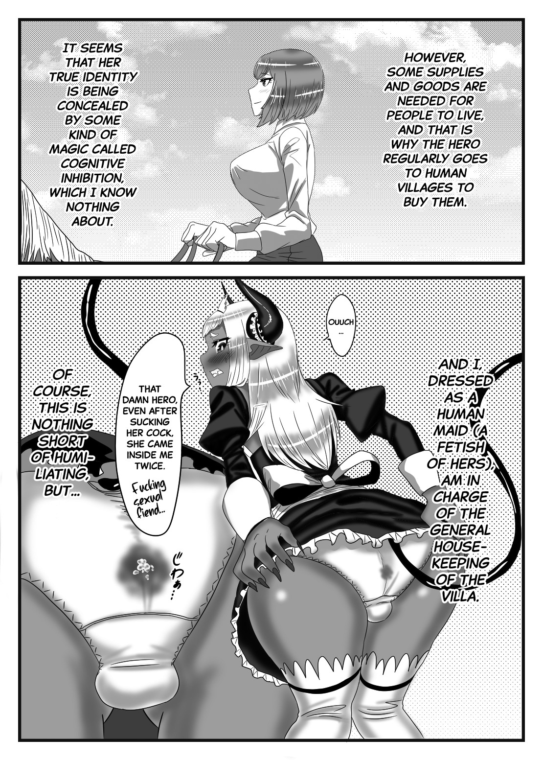 The Futanari Hero's Allurement of The Demon Lord 2 page 12