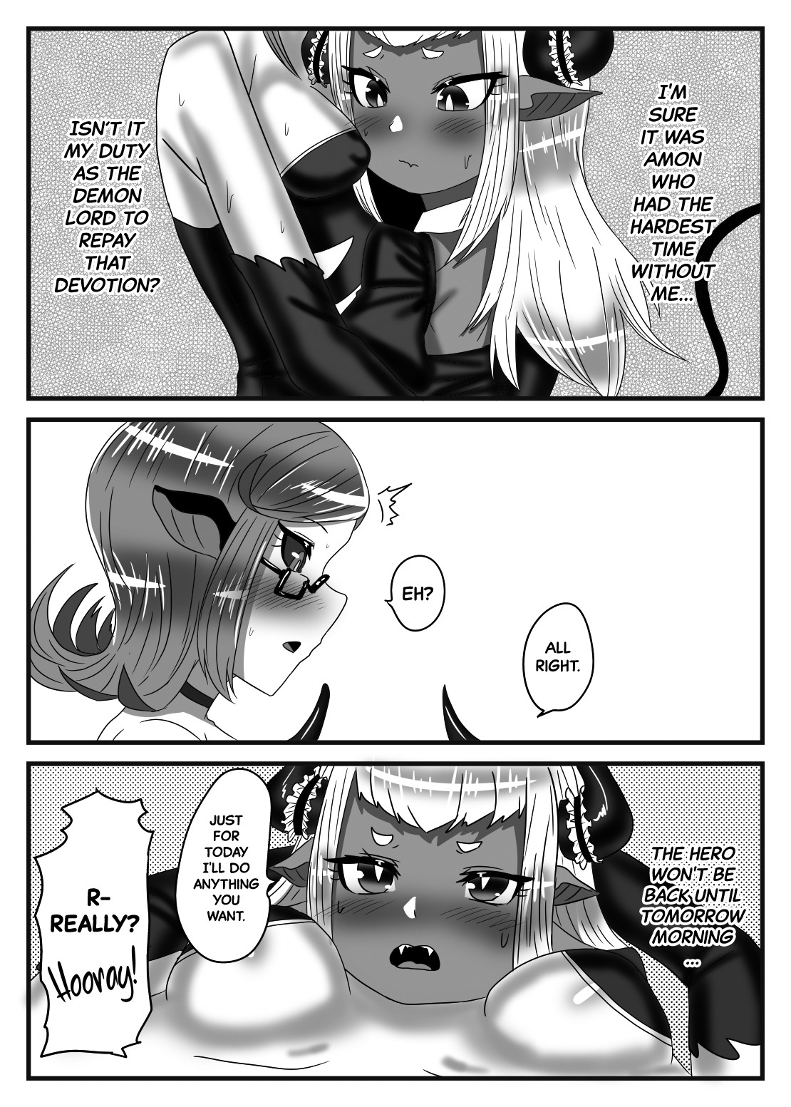 The Futanari Hero's Allurement of The Demon Lord 2 page 22