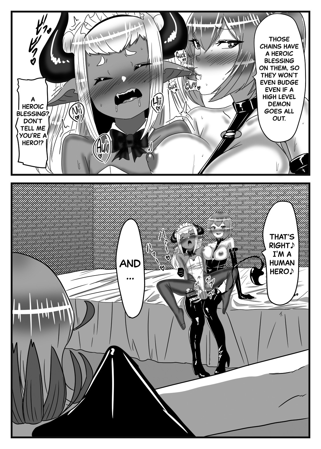 The Futanari Hero's Allurement of The Demon Lord 3 page 12