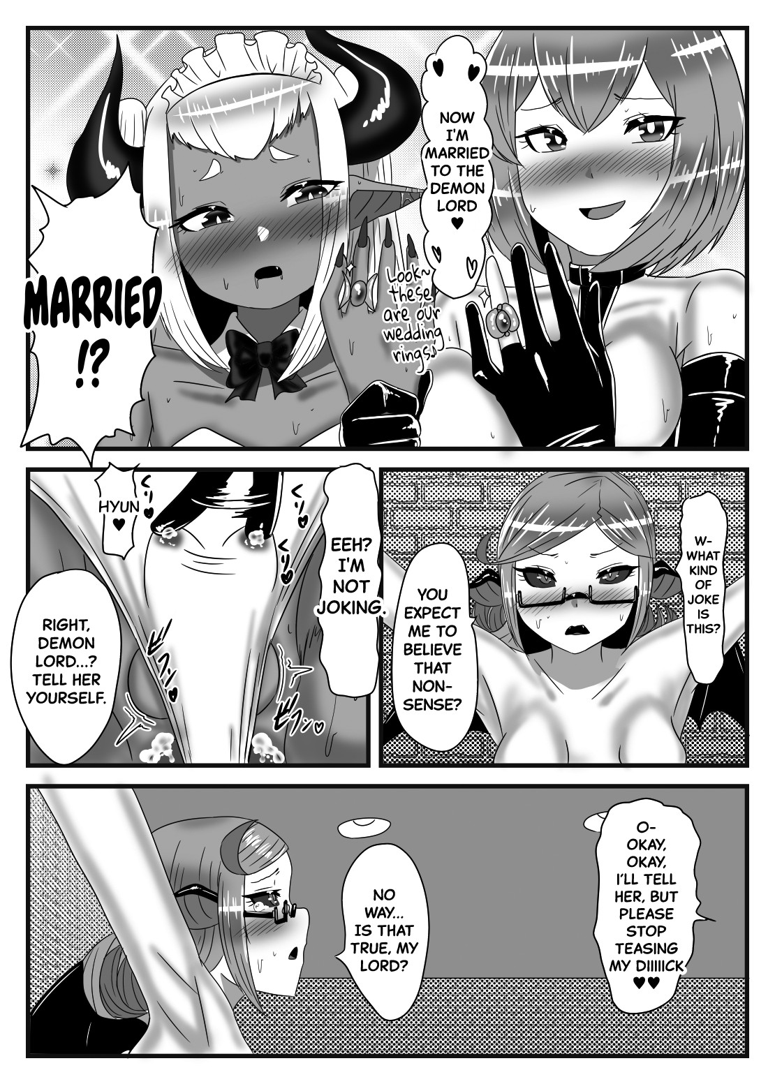 The Futanari Hero's Allurement of The Demon Lord 3 page 13
