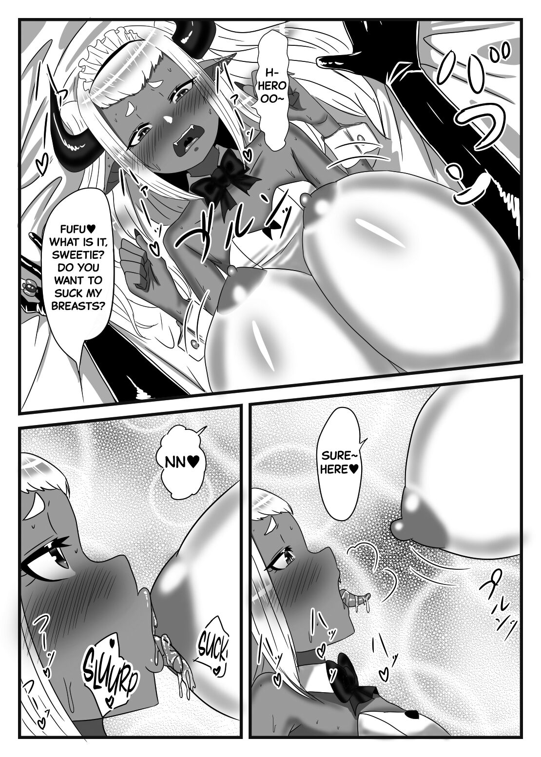 The Futanari Hero's Allurement of The Demon Lord 3 page 17