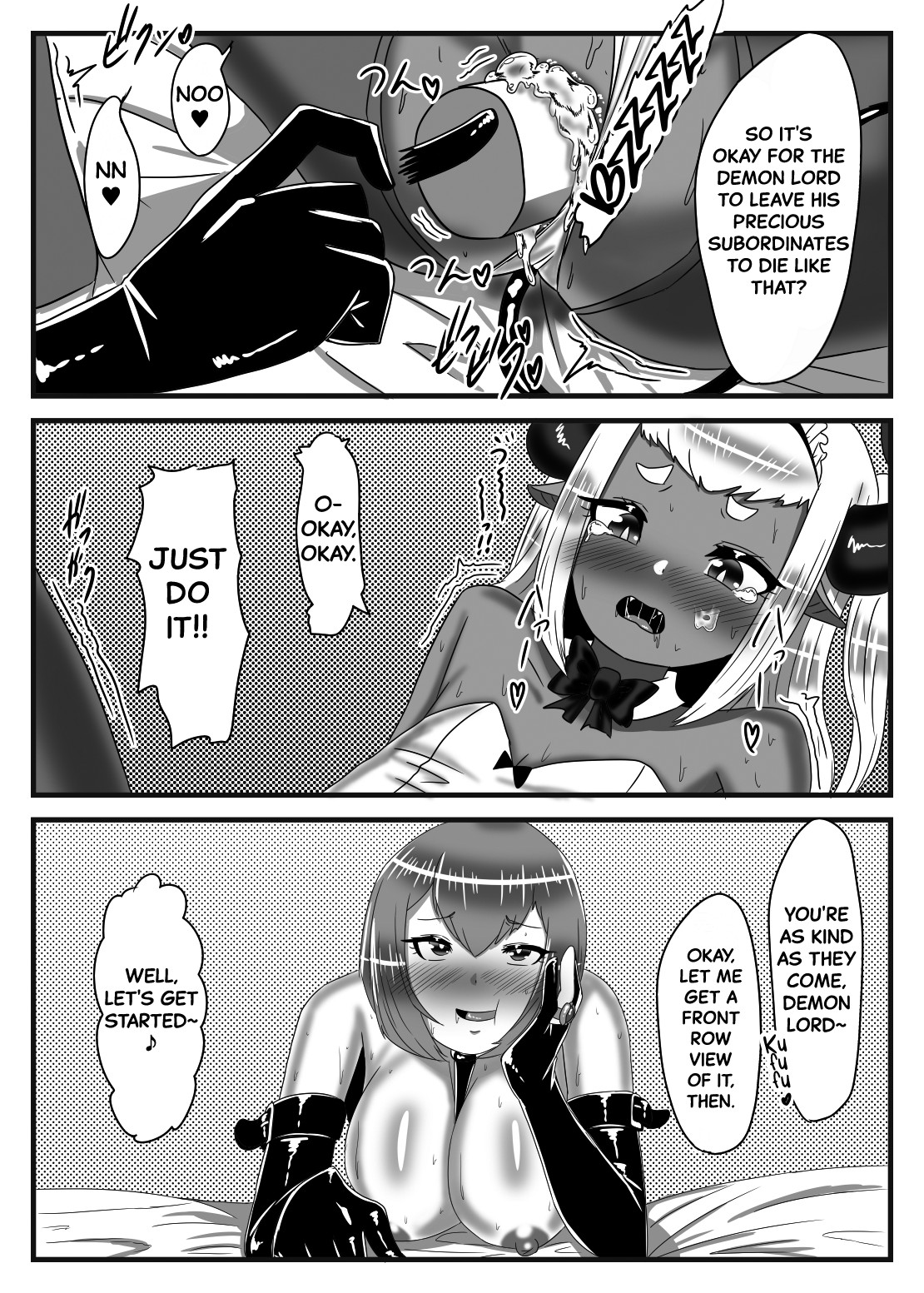The Futanari Hero's Allurement of The Demon Lord 3 page 28
