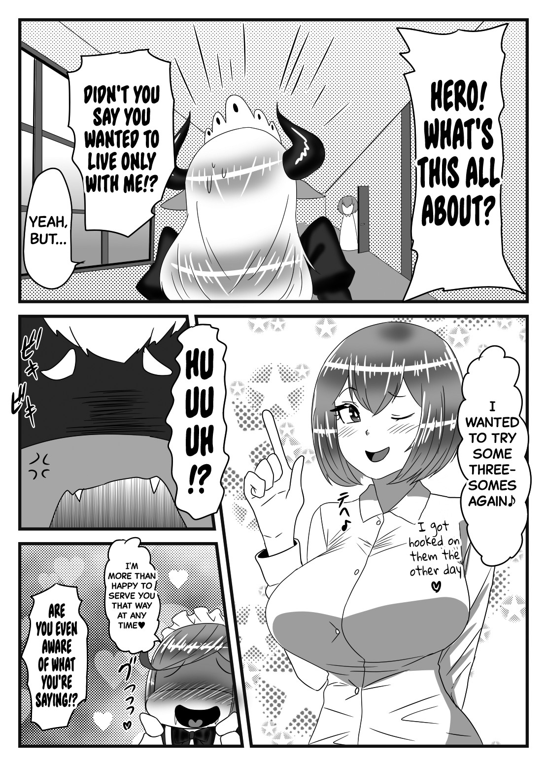 The Futanari Hero's Allurement of The Demon Lord 3 page 46