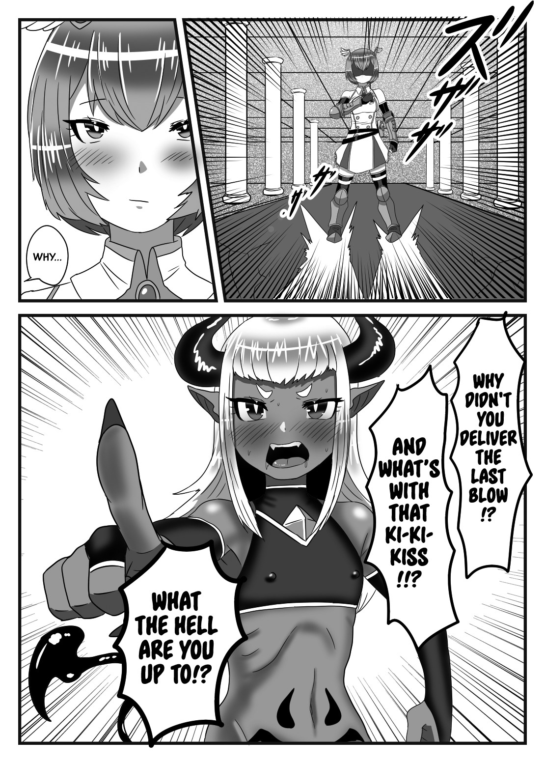 The Futanari Hero's Allurement of The Demon Lord page 13