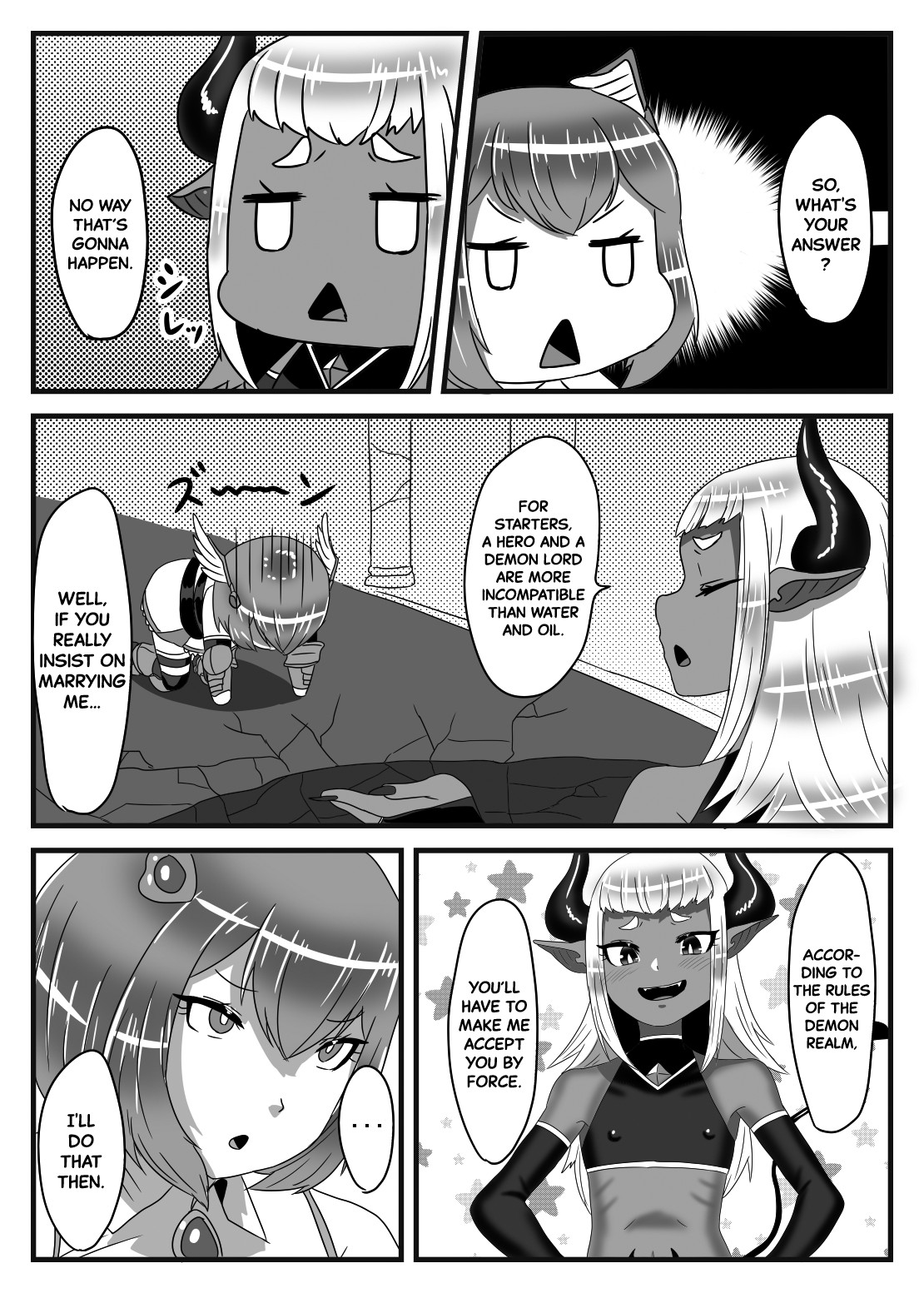 The Futanari Hero's Allurement of The Demon Lord page 16