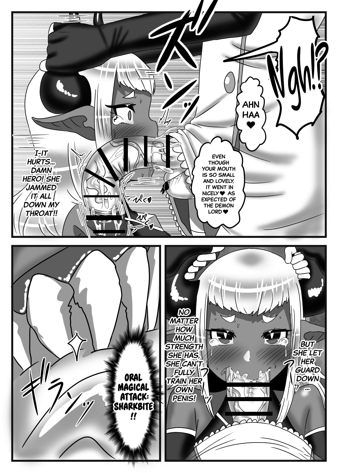 The Futanari Hero's Allurement of The Demon Lord page 28